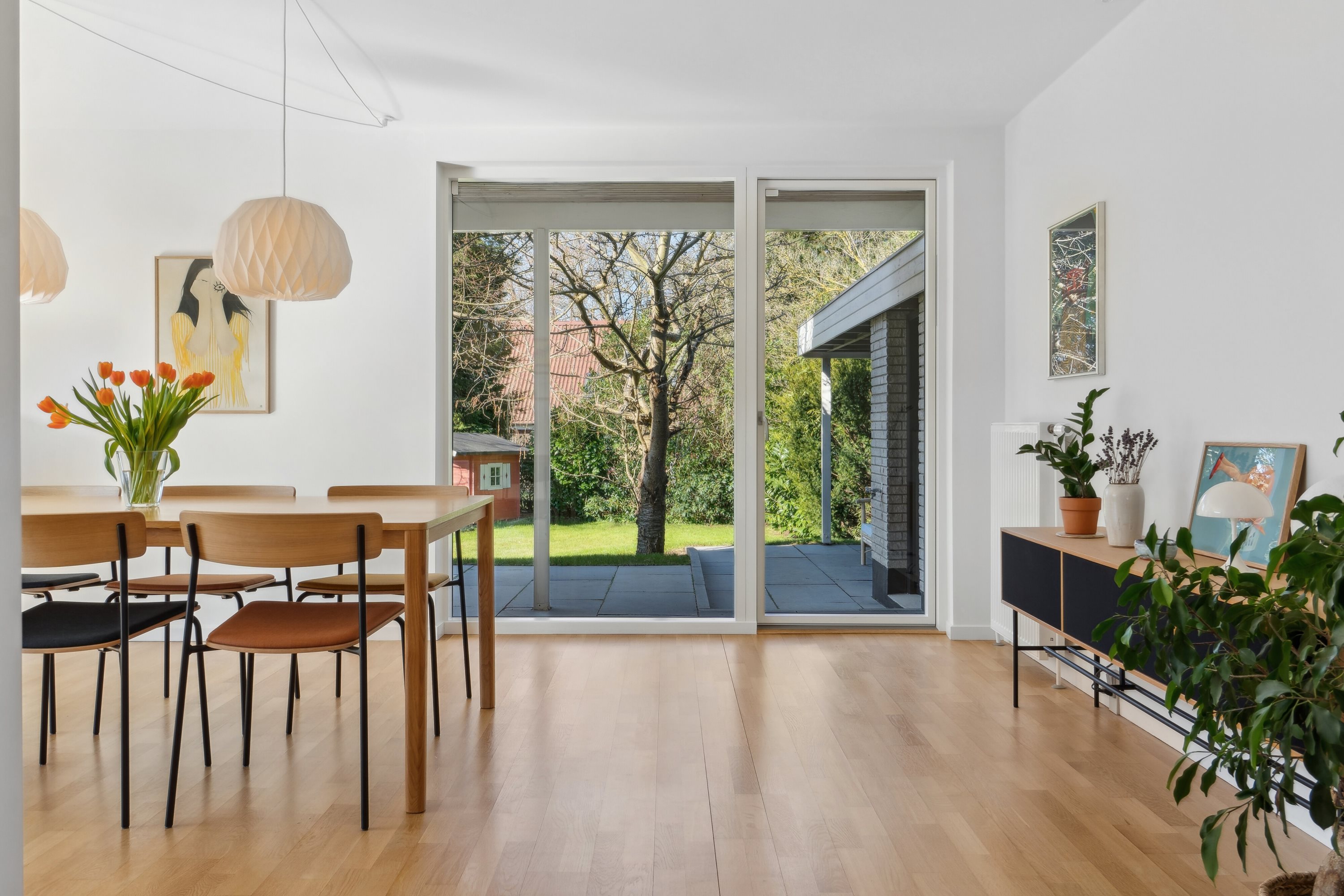 Fremhævet spisestue billede i fuldskærmstilstand. Billede af Stenbukken 16, 5700 Svendborg