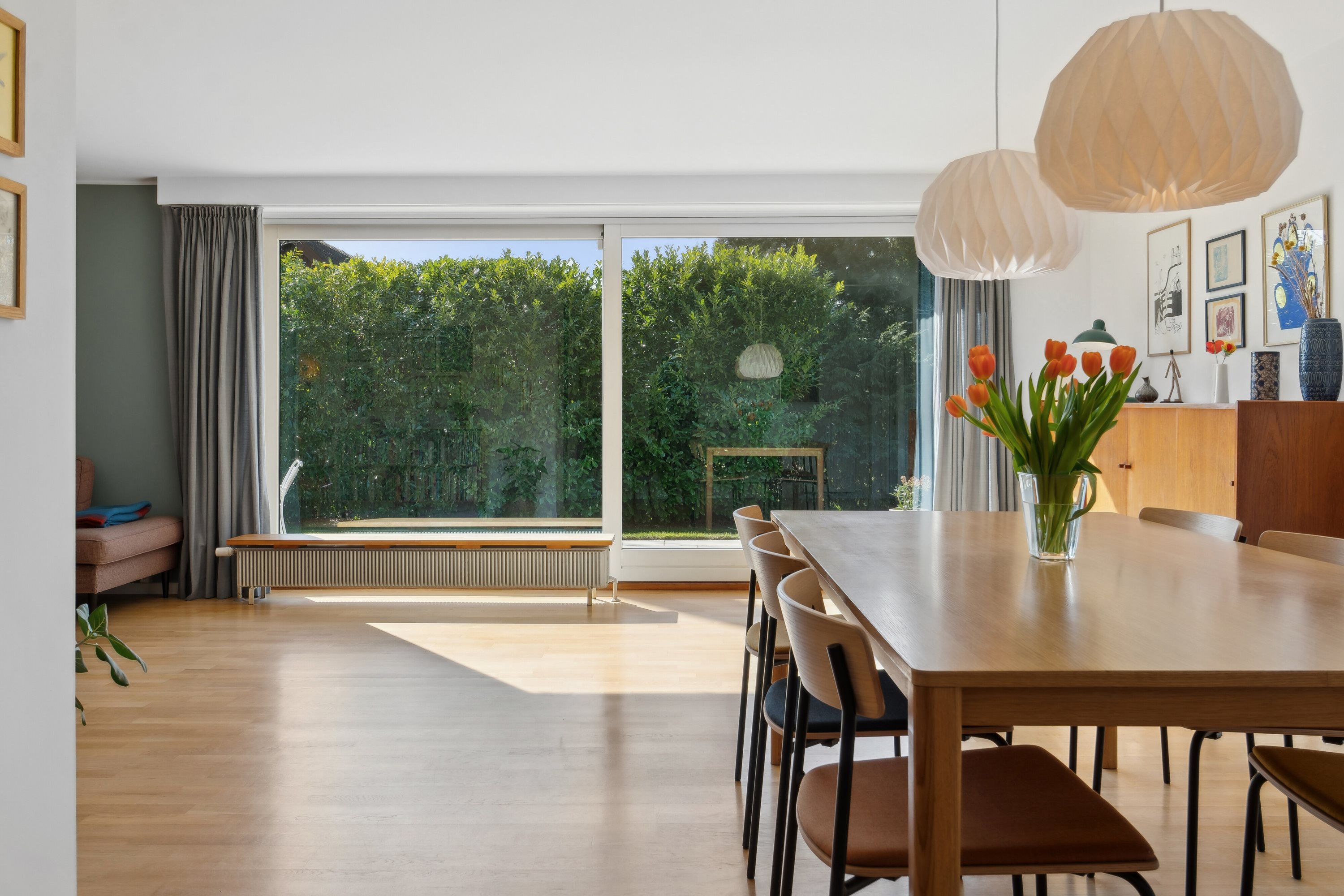 Fremhævet spisestue billede i fuldskærmstilstand. Billede af Stenbukken 16, 5700 Svendborg