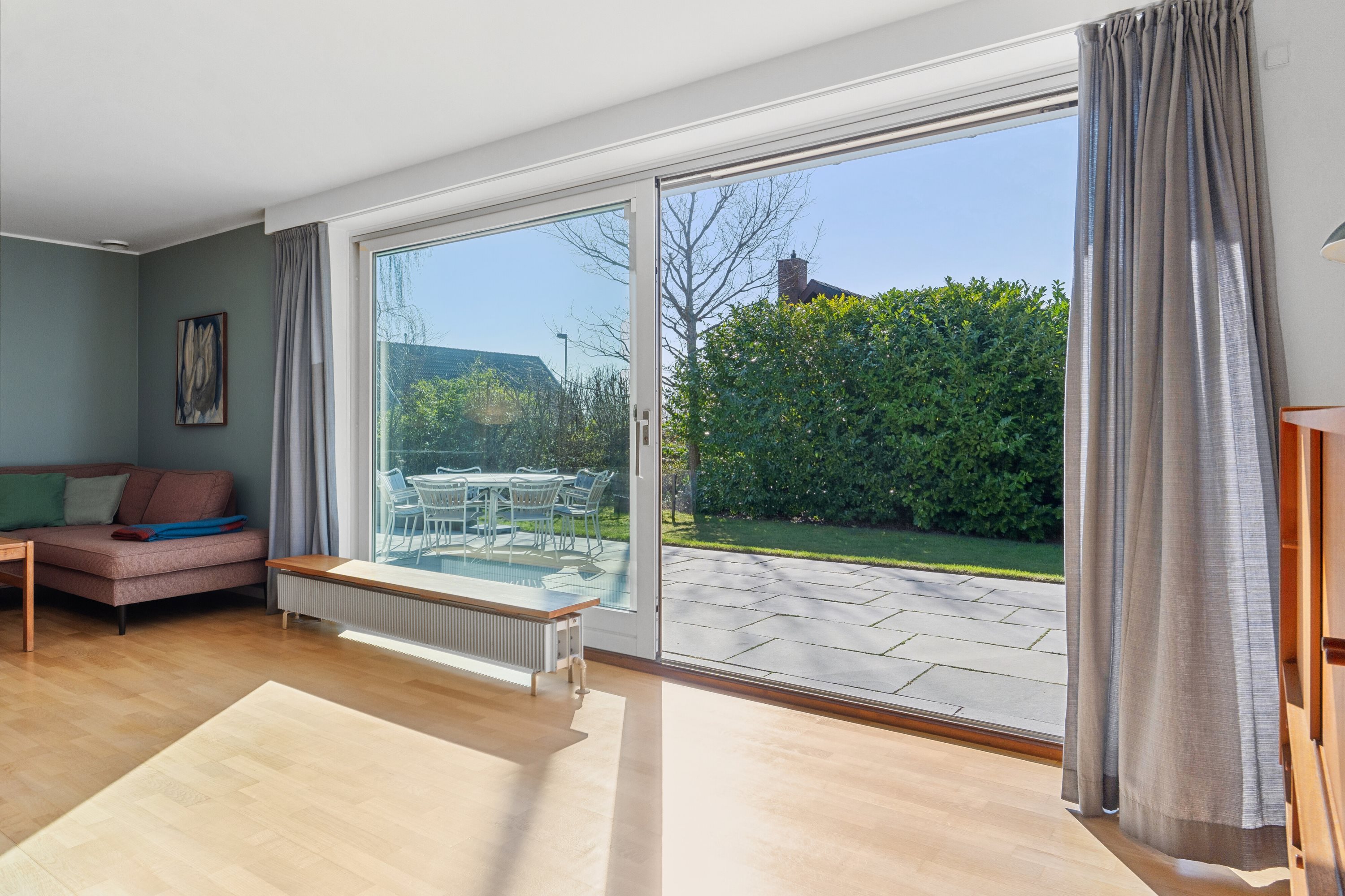 Fremhævet stue billede i fuldskærmstilstand. Billede af Stenbukken 16, 5700 Svendborg