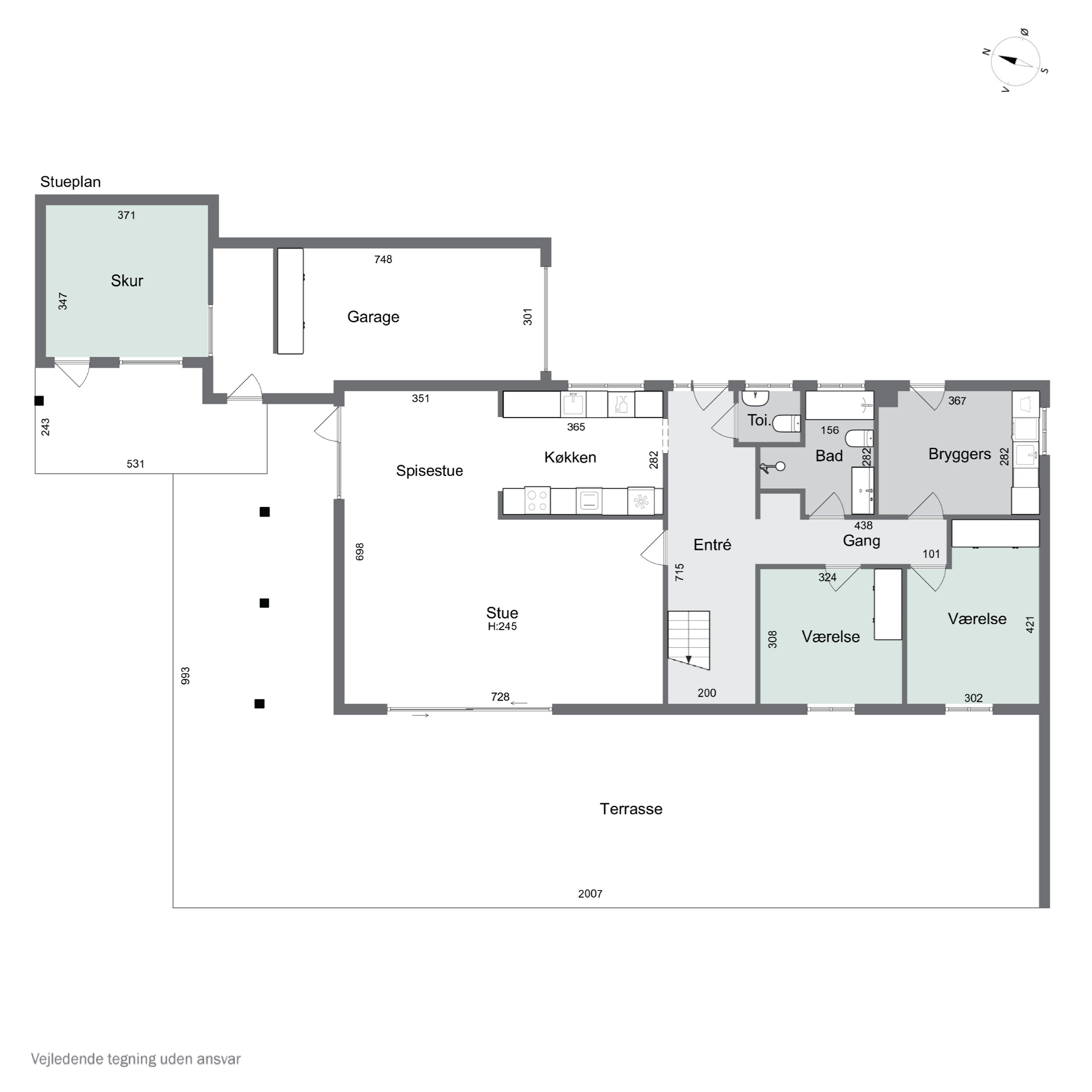 Plantegninger billede af Stenbukken 16, 5700 Svendborg