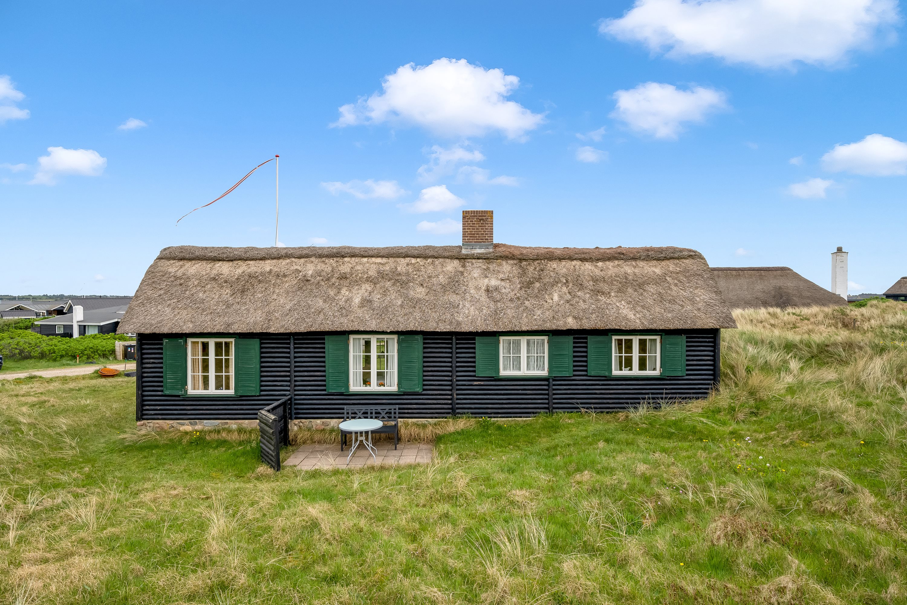 Fremhævet facade billede i fuldskærmstilstand. Billede af Hafavej 9, Søndervig, 6950 Ringkøbing