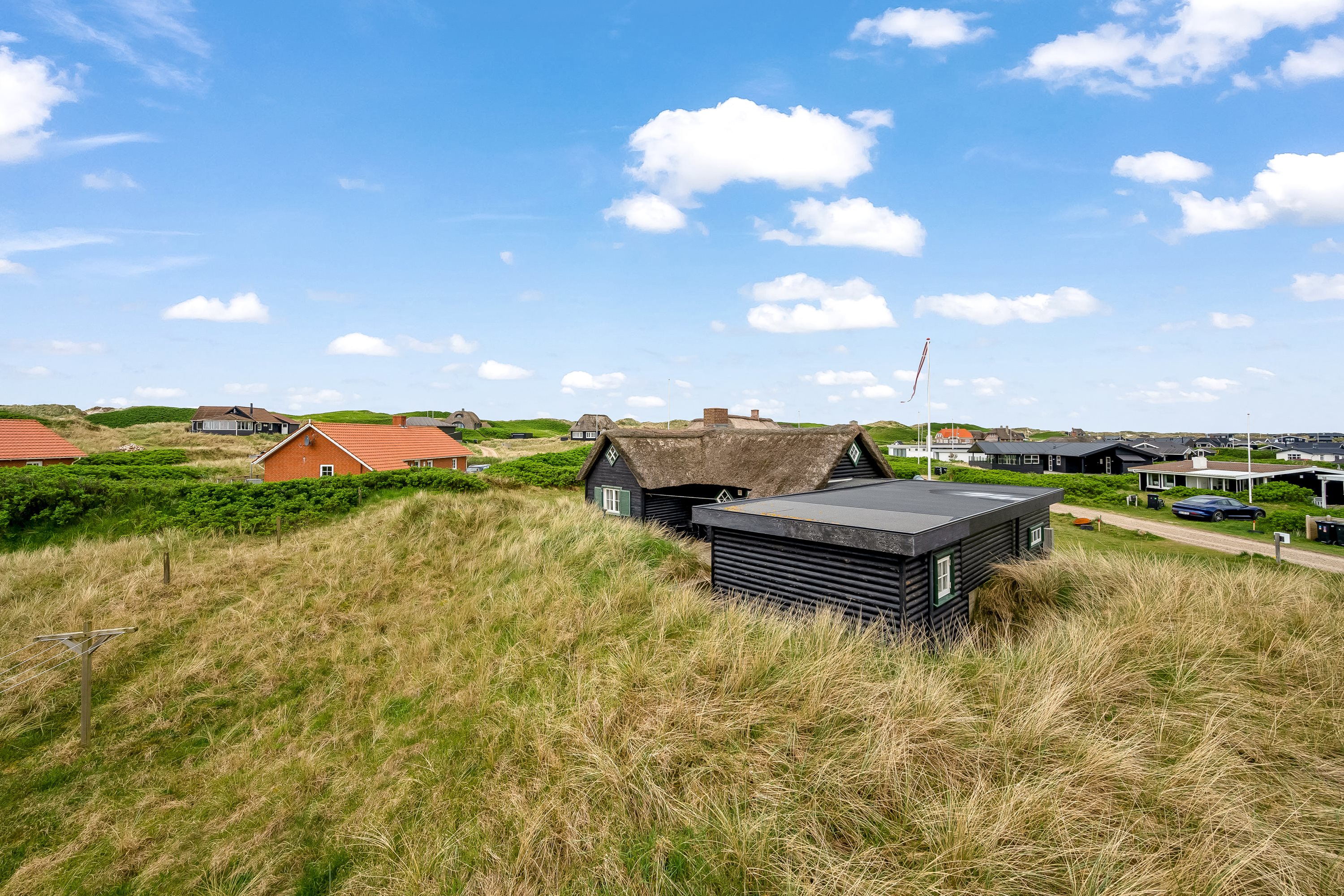 Fremhævet facade billede i fuldskærmstilstand. Billede af Hafavej 9, Søndervig, 6950 Ringkøbing