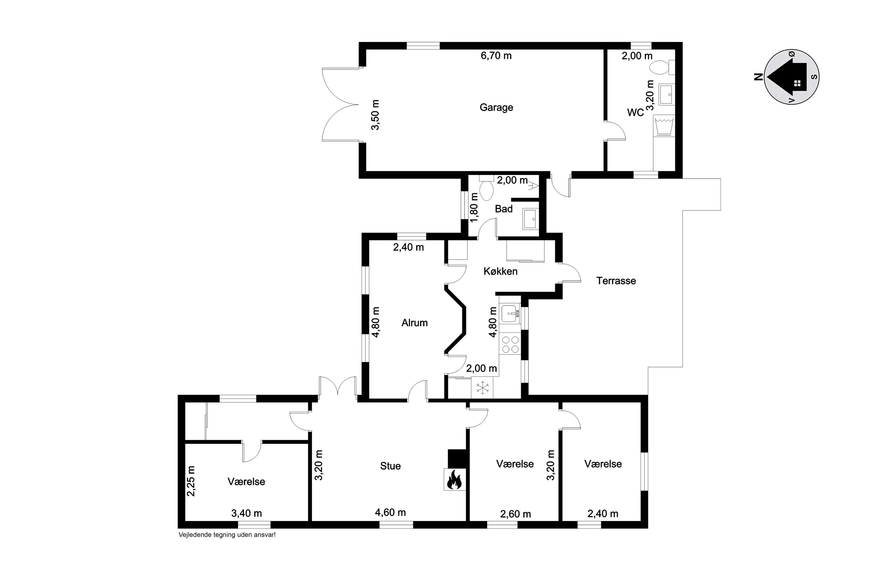 Plantegninger billede af Hafavej 9, Søndervig, 6950 Ringkøbing