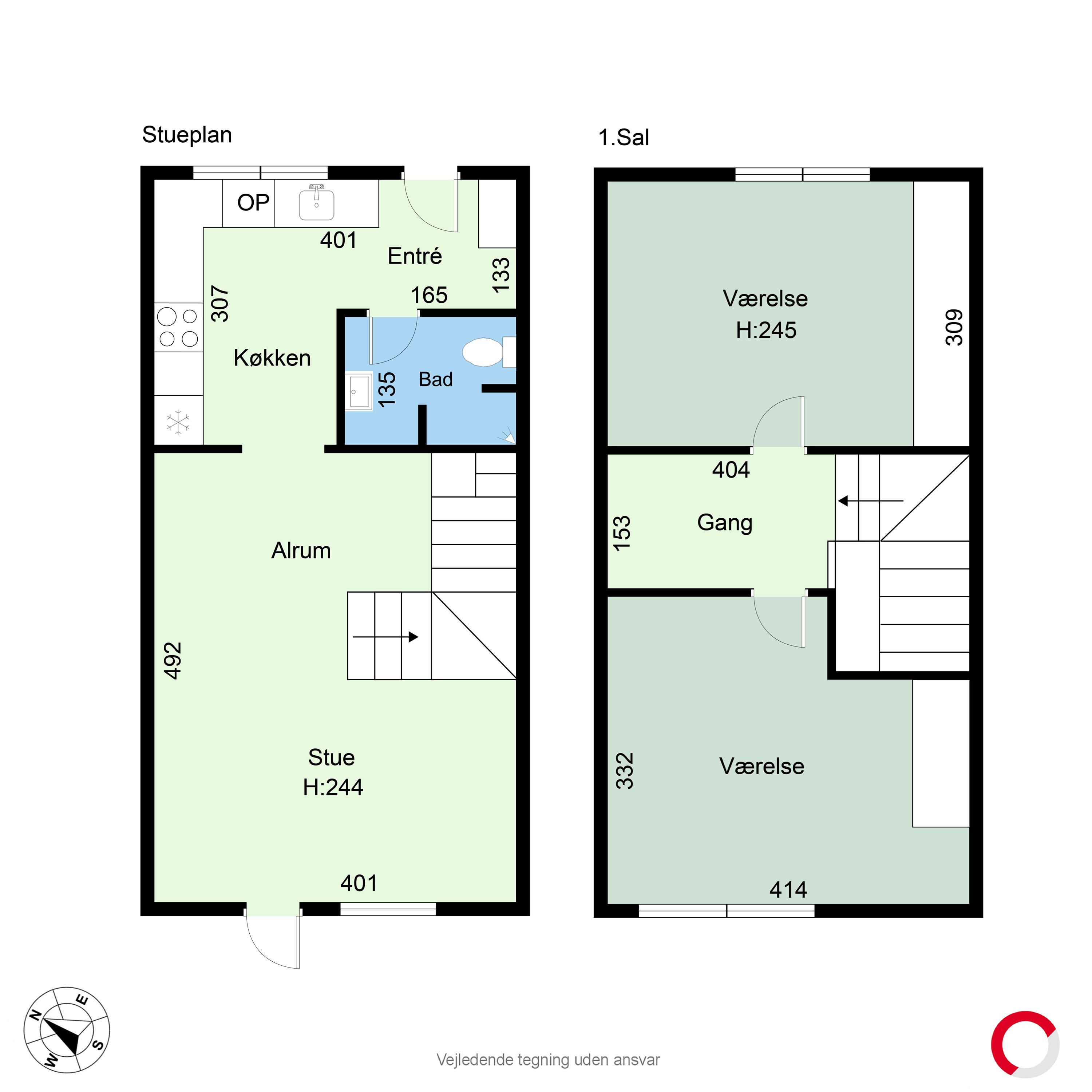 Plantegninger billede af Helenelyst 36, 8220 Brabrand