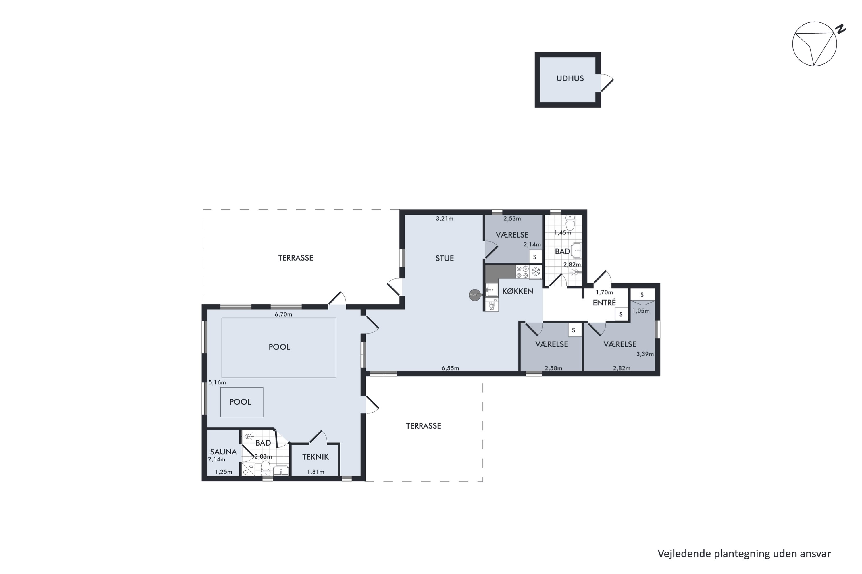 Plantegninger billede af Triersvej 46, Fjellerup Strand, 8585 Glesborg
