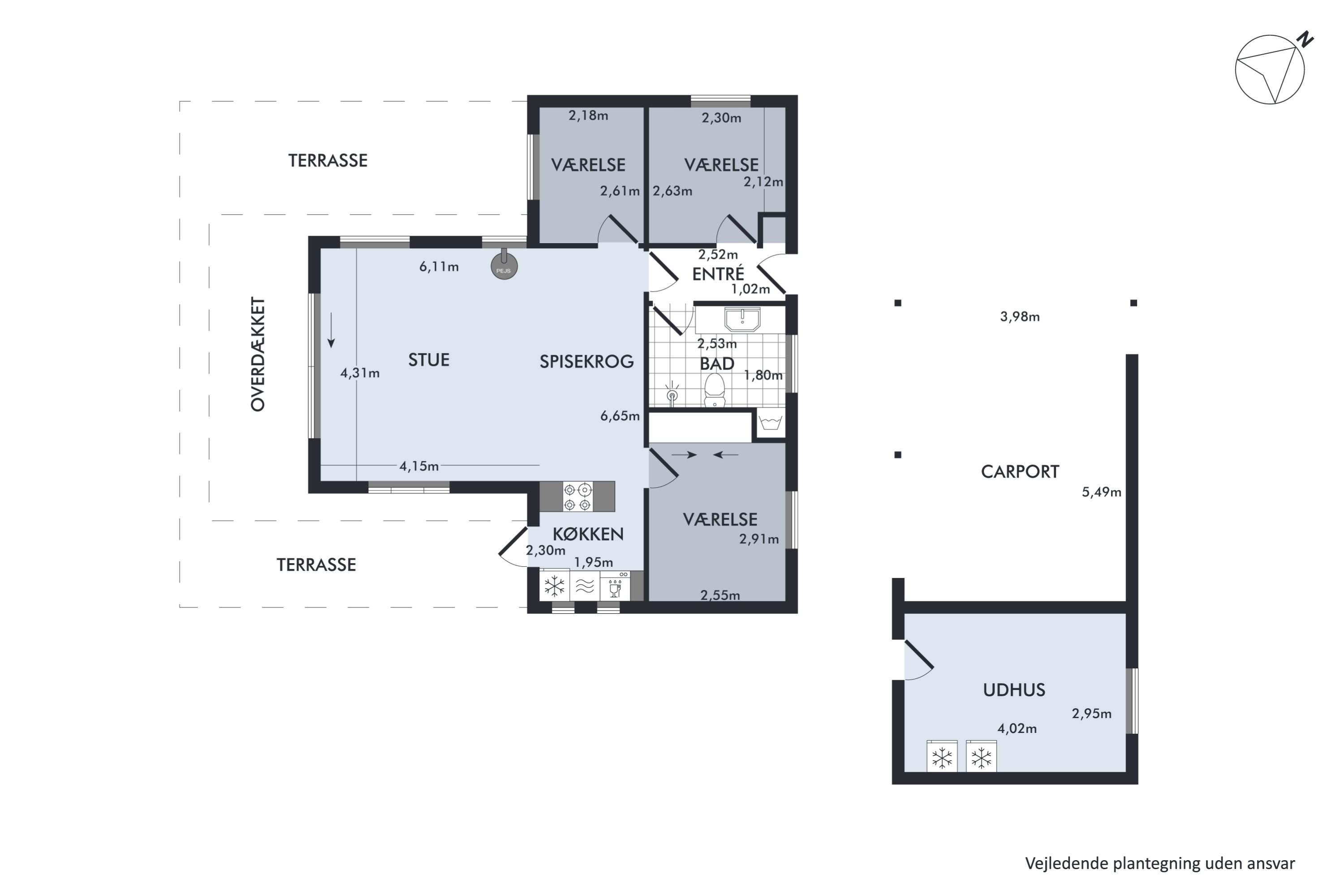 Plantegninger billede af Teglværksvej 1, Skødshoved Strand, 8420 Knebel