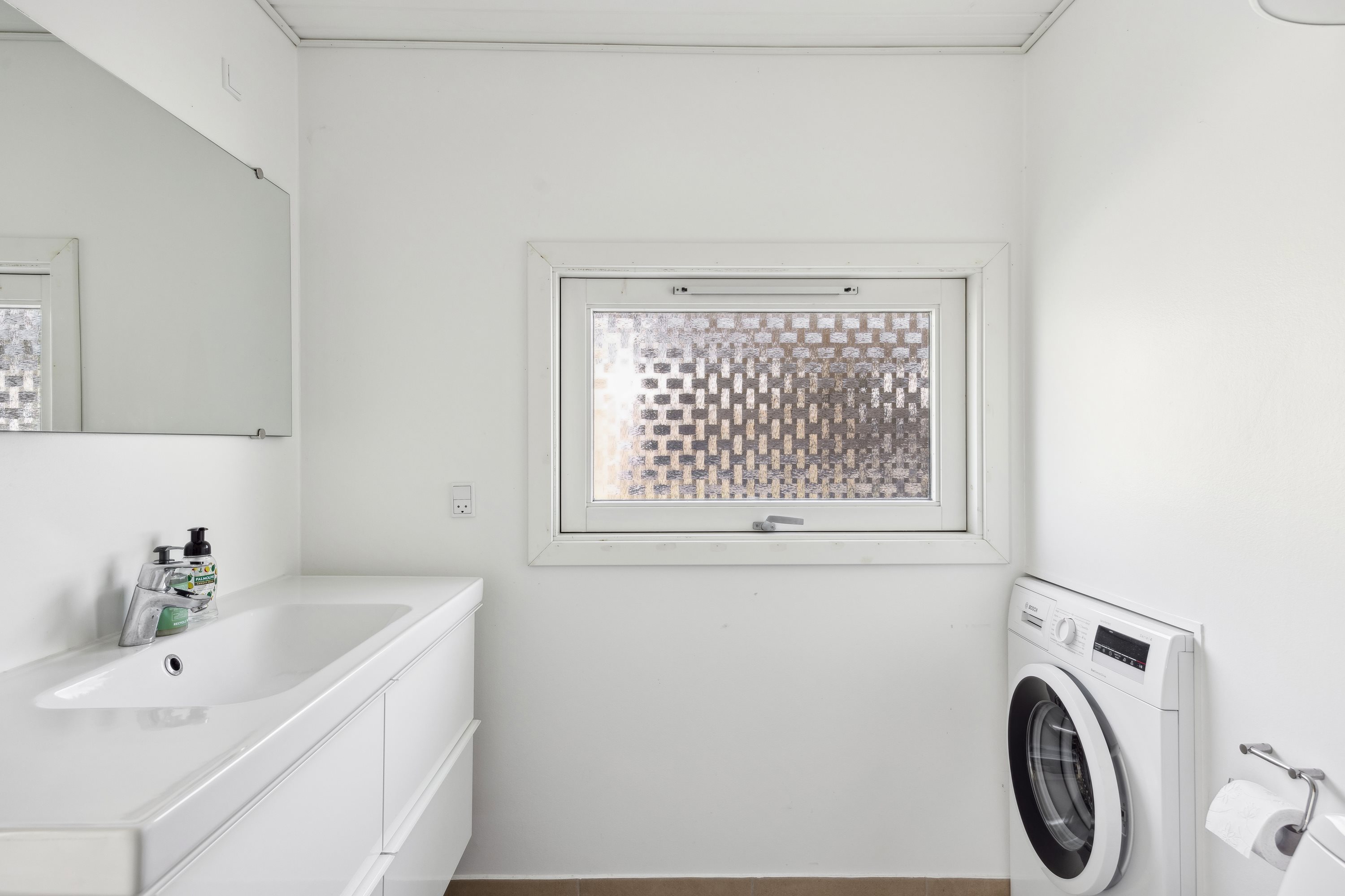 Fremhævet badeværelse billede i fuldskærmstilstand. Billede af Teglværksvej 1, Skødshoved Strand, 8420 Knebel