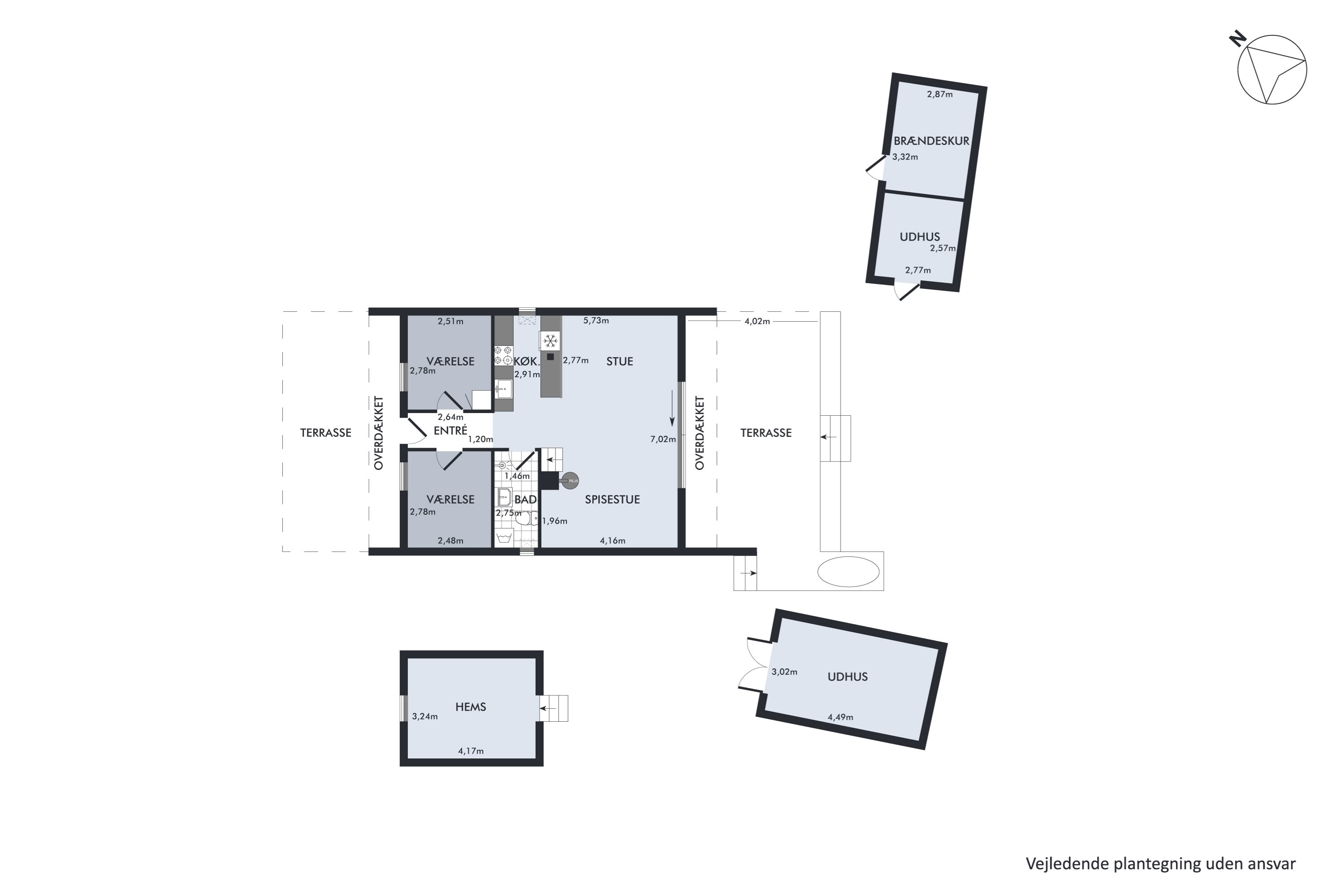 Plantegninger billede af Hulvej 2, Lyngsbæk Bakker, 8400 Ebeltoft