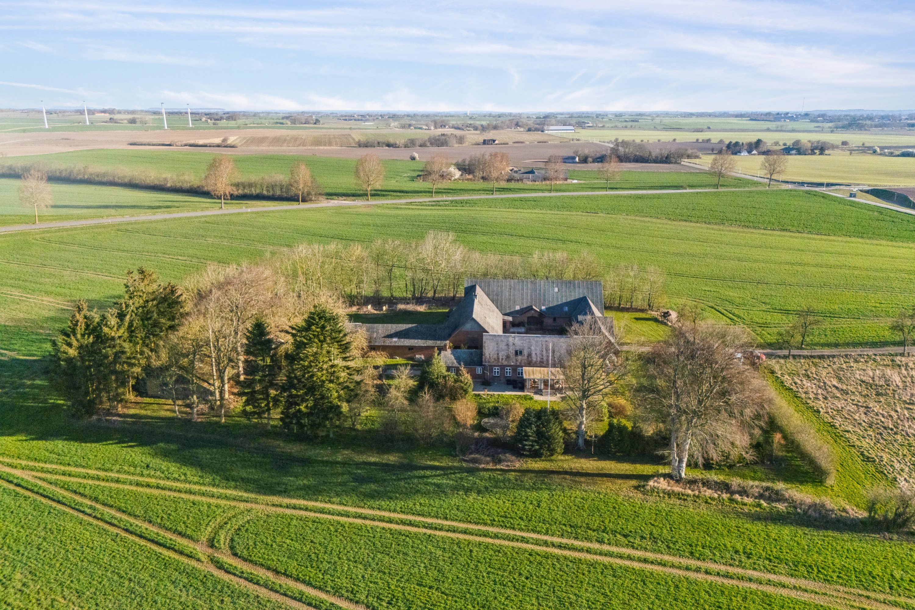 Fremhævet luftfoto billede i fuldskærmstilstand. Billede af Ullerupvænget 24, 5471 Søndersø