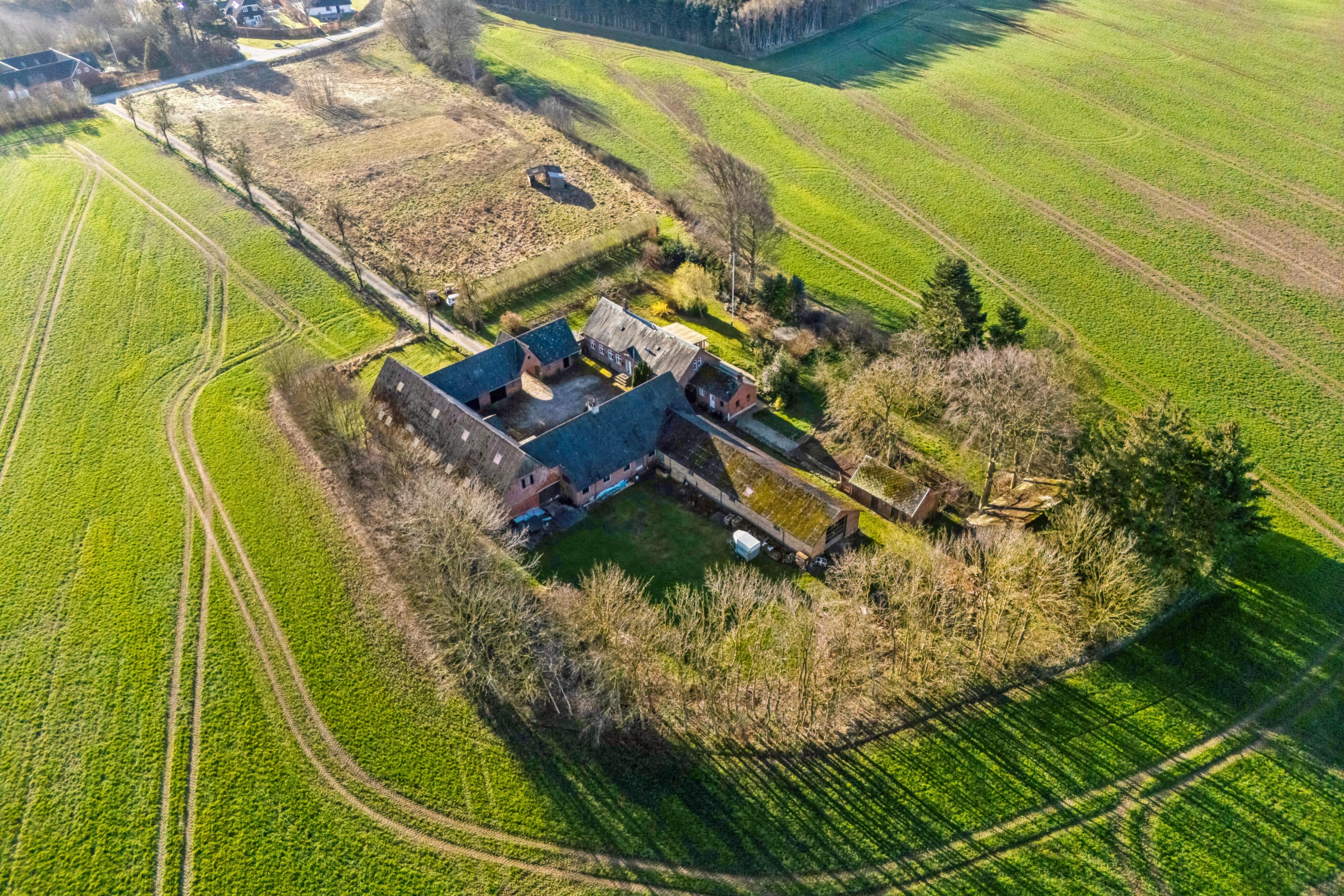 Fremhævet luftfoto billede i fuldskærmstilstand. Billede af Ullerupvænget 24, 5471 Søndersø