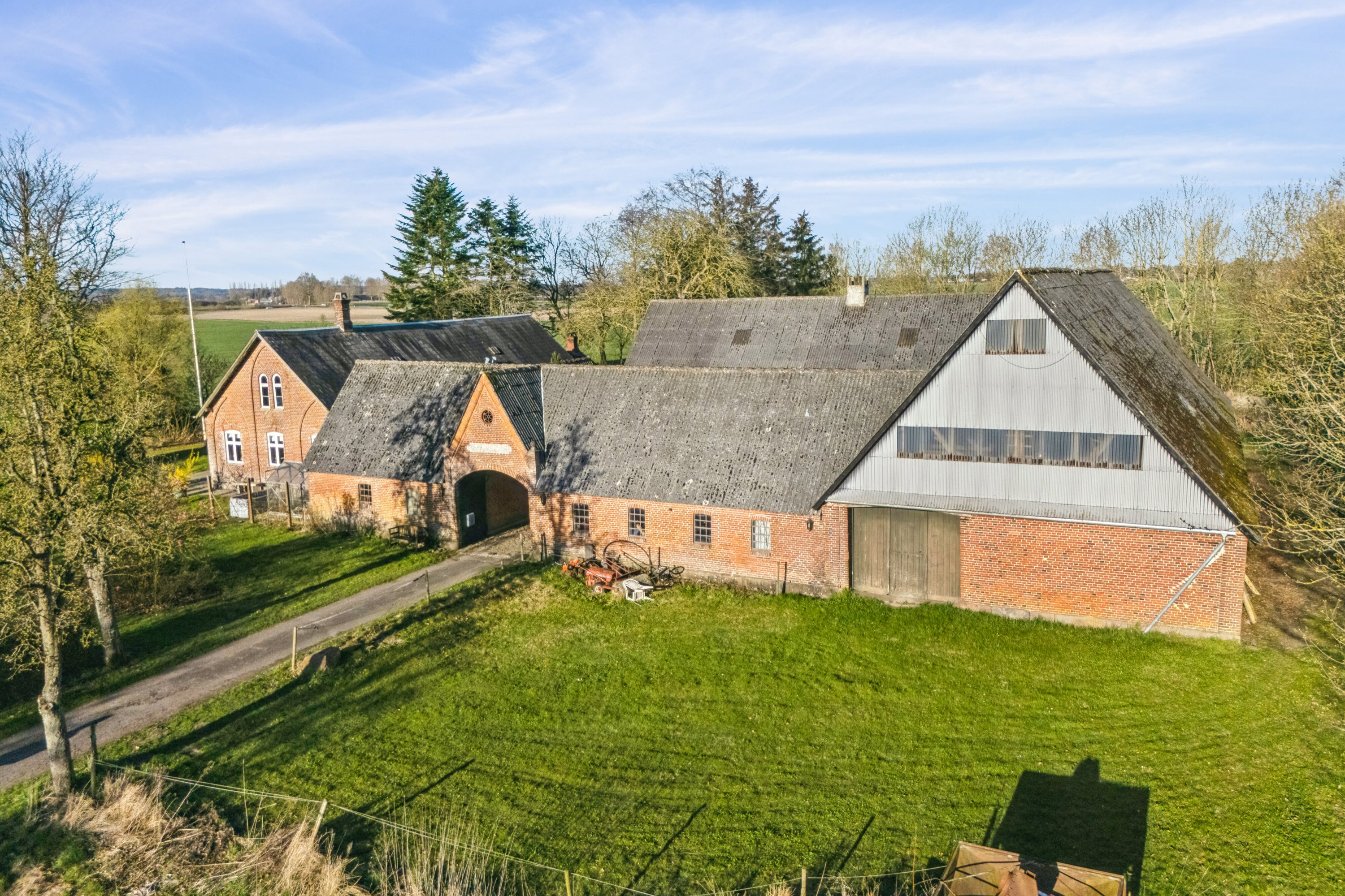 Fremhævet luftfoto billede i fuldskærmstilstand. Billede af Ullerupvænget 24, 5471 Søndersø