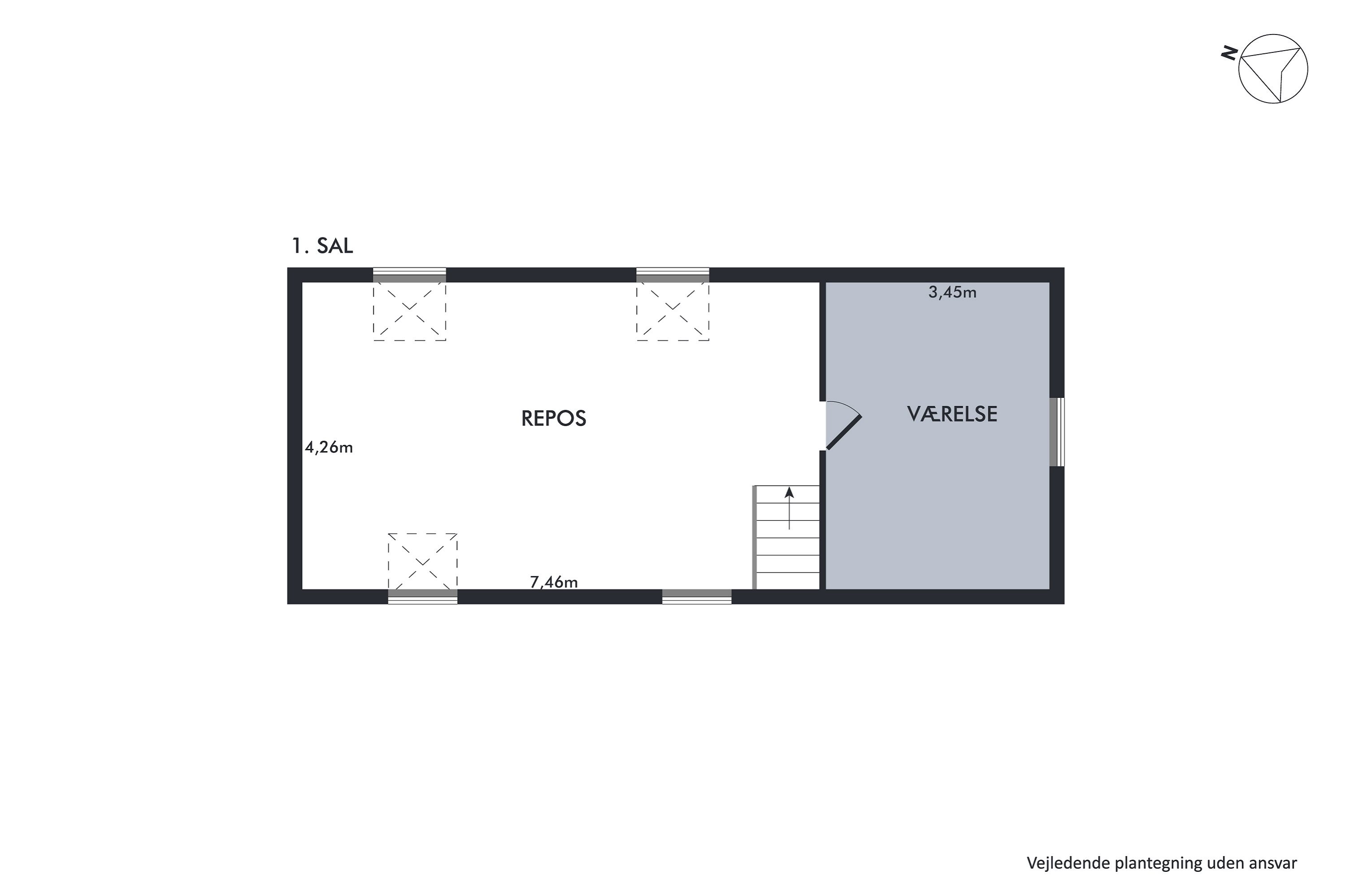 Plantegninger billede af Hyttebovej 10, 2660 Brøndby Strand
