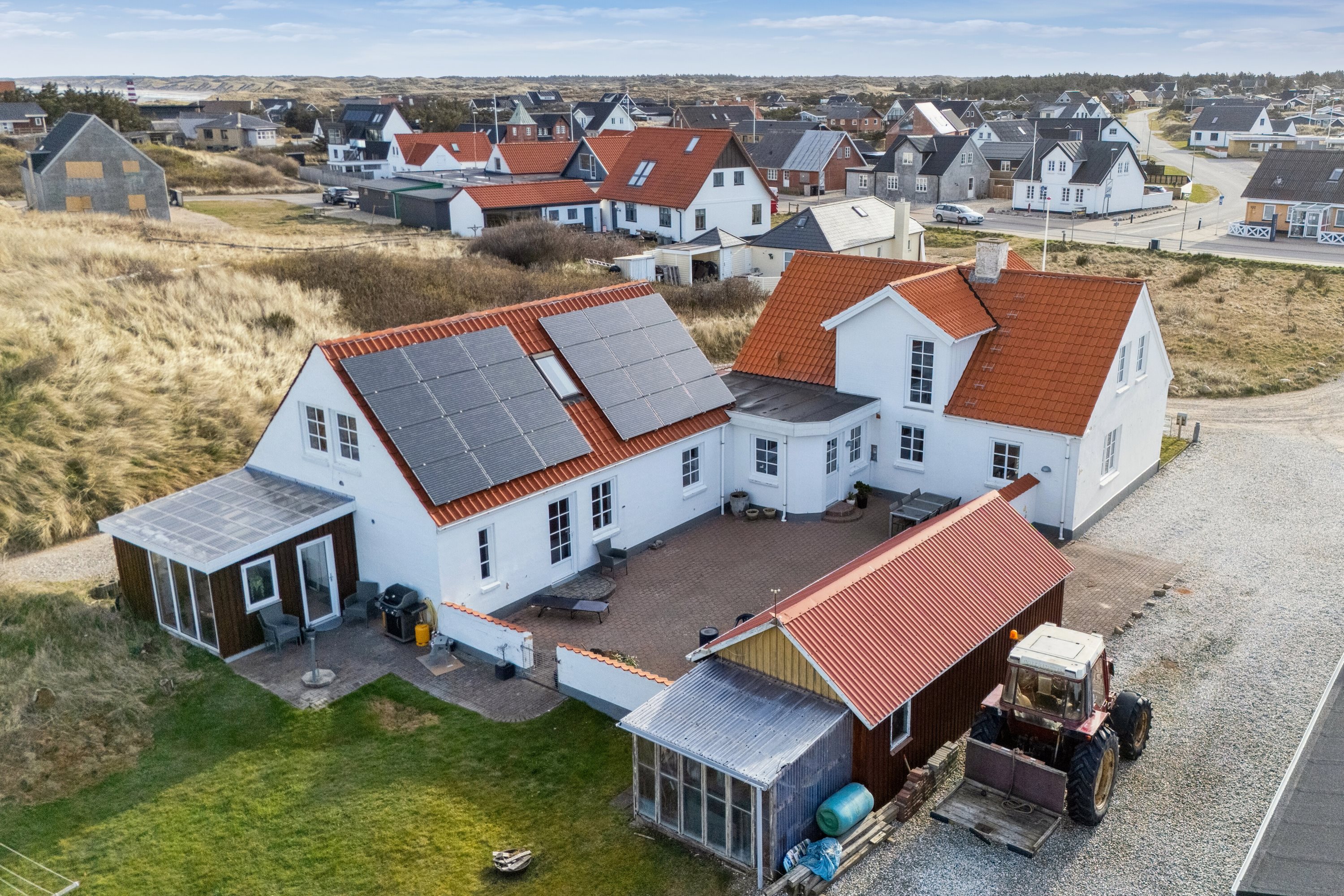 Fremhævet set fra vejen billede i fuldskærmstilstand. Billede af Knottivej 3, Vorupør, 7700 Thisted