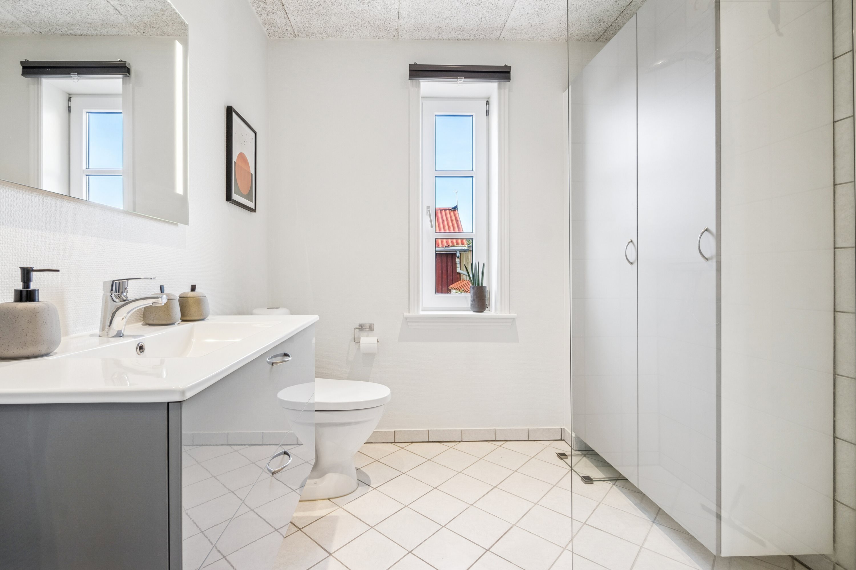 Fremhævet badeværelse billede i fuldskærmstilstand. Billede af Knottivej 3, Vorupør, 7700 Thisted