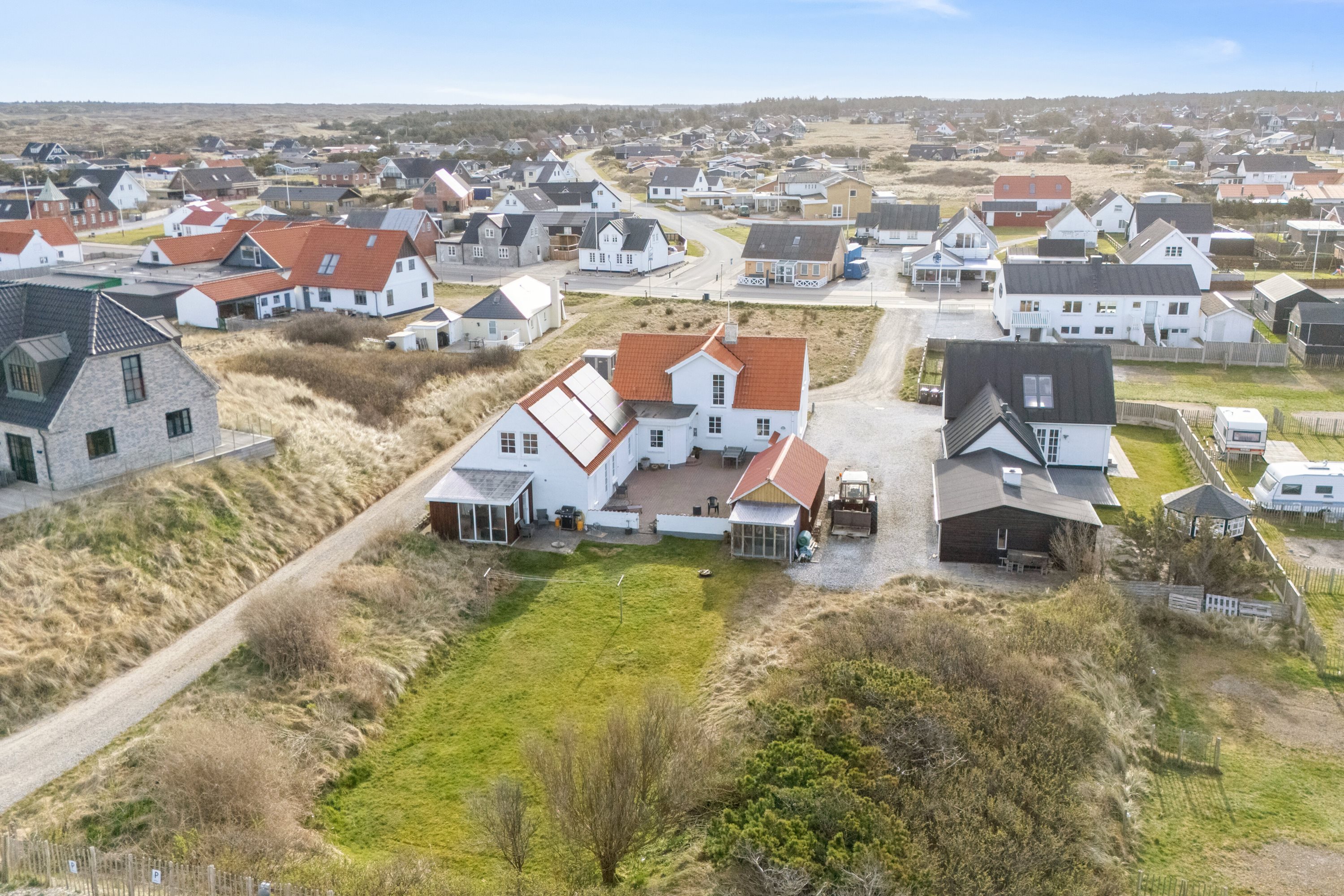 Fremhævet luftfoto billede i fuldskærmstilstand. Billede af Knottivej 3, Vorupør, 7700 Thisted