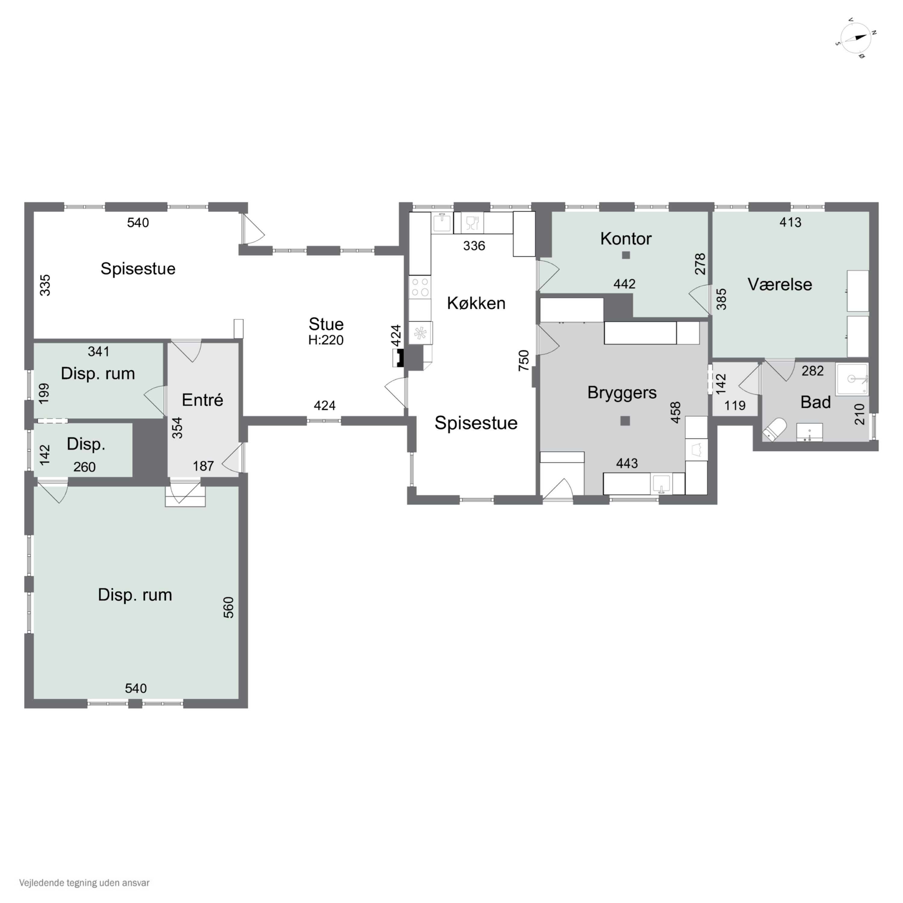 Plantegninger billede af Doveroddevej 3, Dover, 7760 Hurup Thy