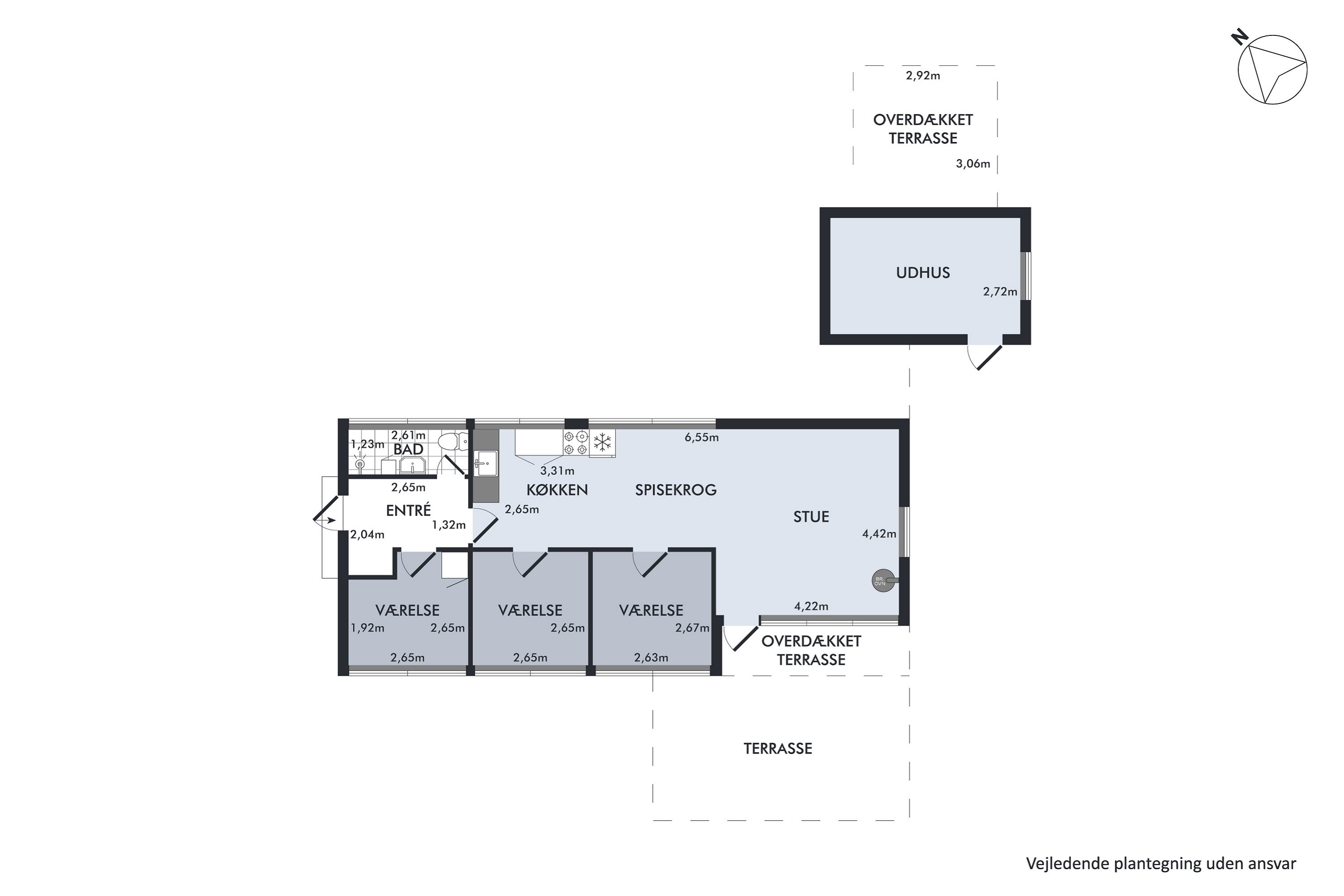 Plantegninger billede af Øreflippen 42, Øer Strand, 8400 Ebeltoft