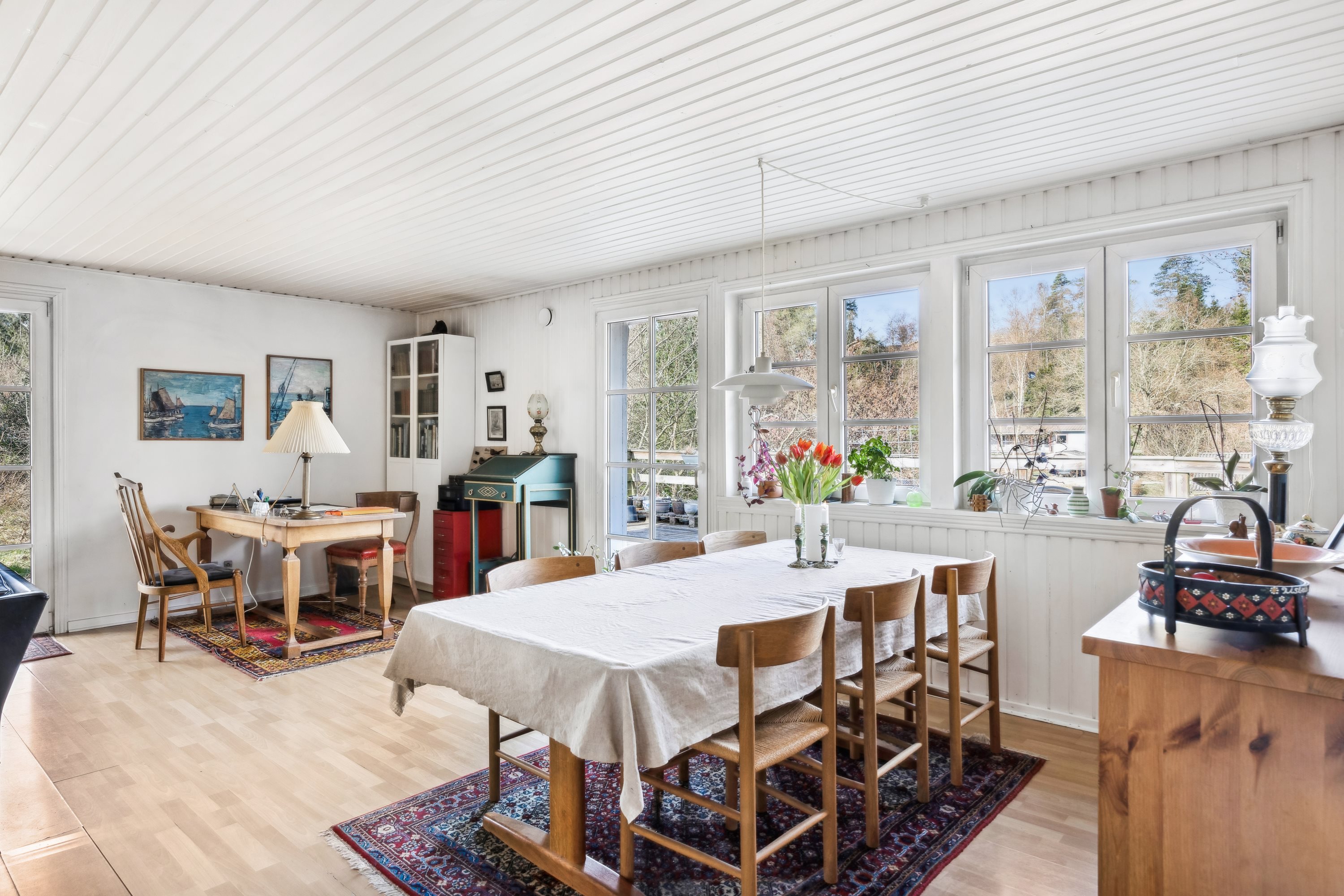 Fremhævet stue billede i fuldskærmstilstand. Billede af Gærdesmuttevej 7, Skelhøje Plantage , 8400 Ebeltoft