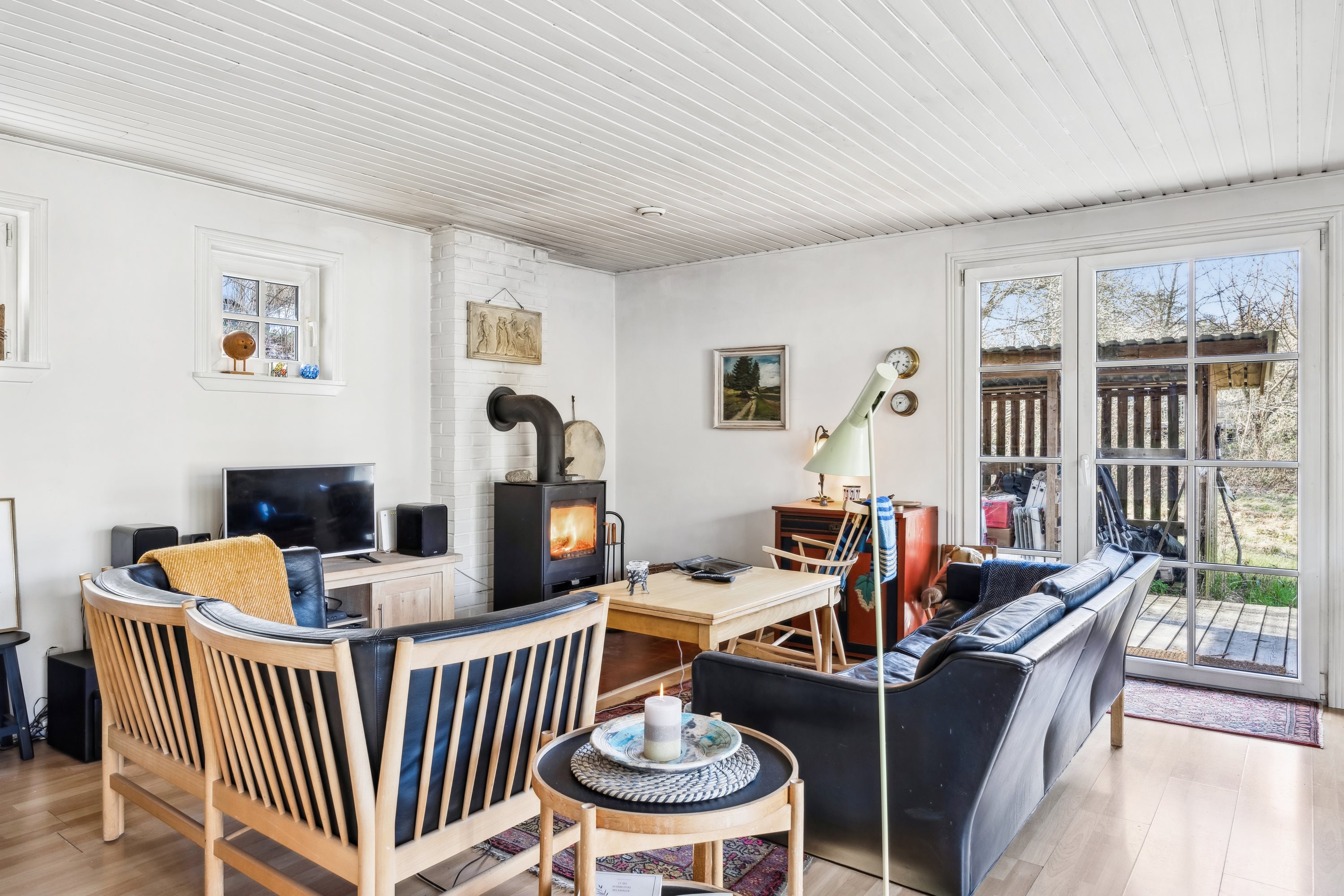 Fremhævet stue billede i fuldskærmstilstand. Billede af Gærdesmuttevej 7, Skelhøje Plantage , 8400 Ebeltoft