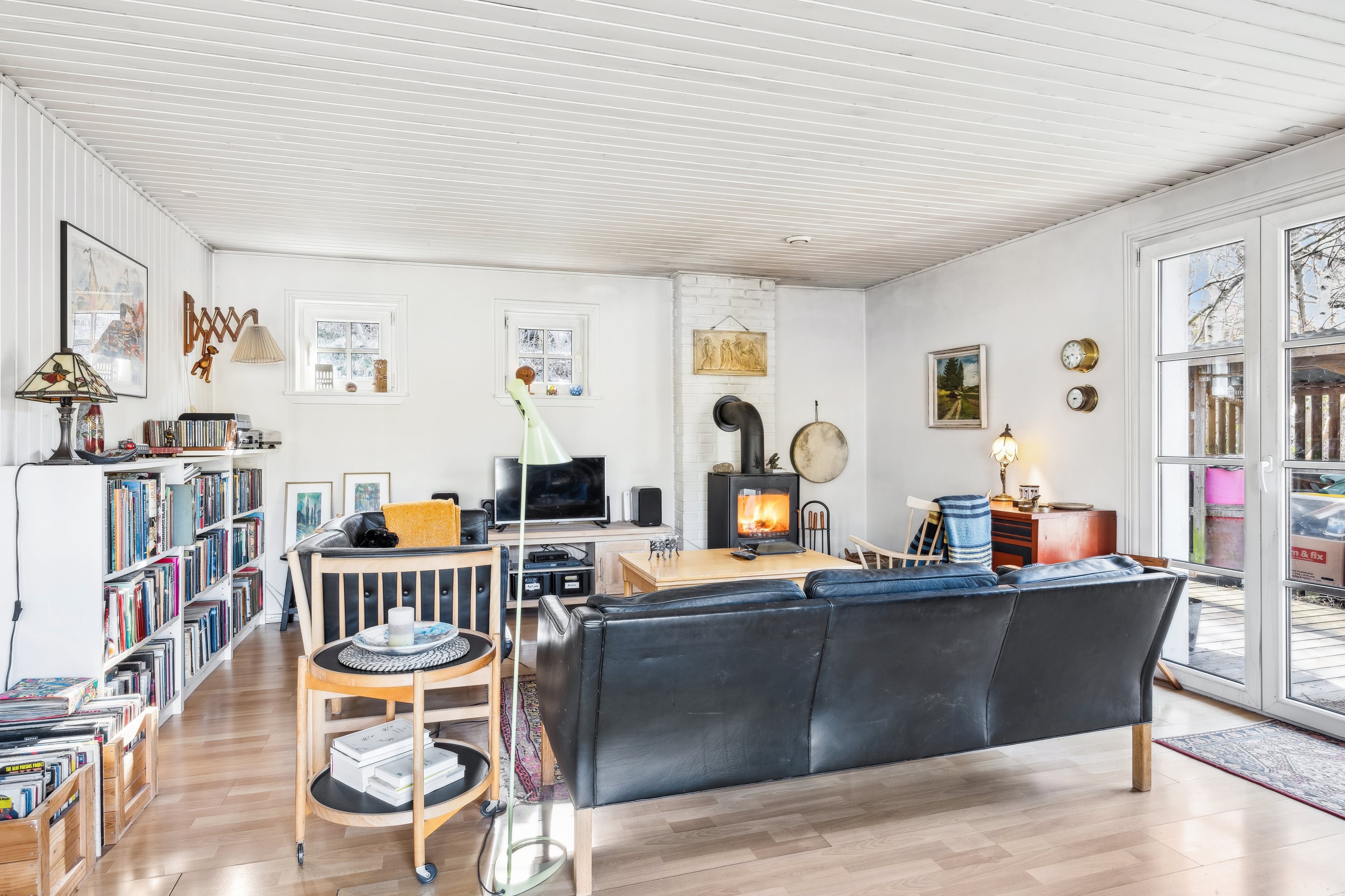 Fremhævet stue billede i fuldskærmstilstand. Billede af Gærdesmuttevej 7, Skelhøje Plantage , 8400 Ebeltoft