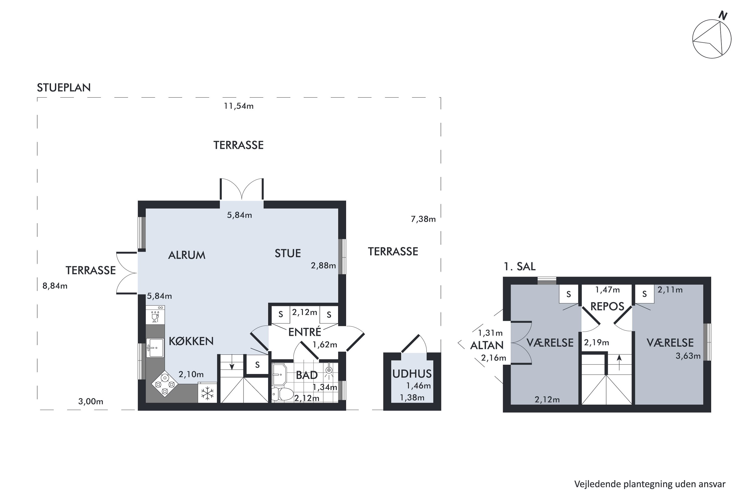 Plantegninger billede af Øerkrogvejen 2, 619., 8400 Ebeltoft