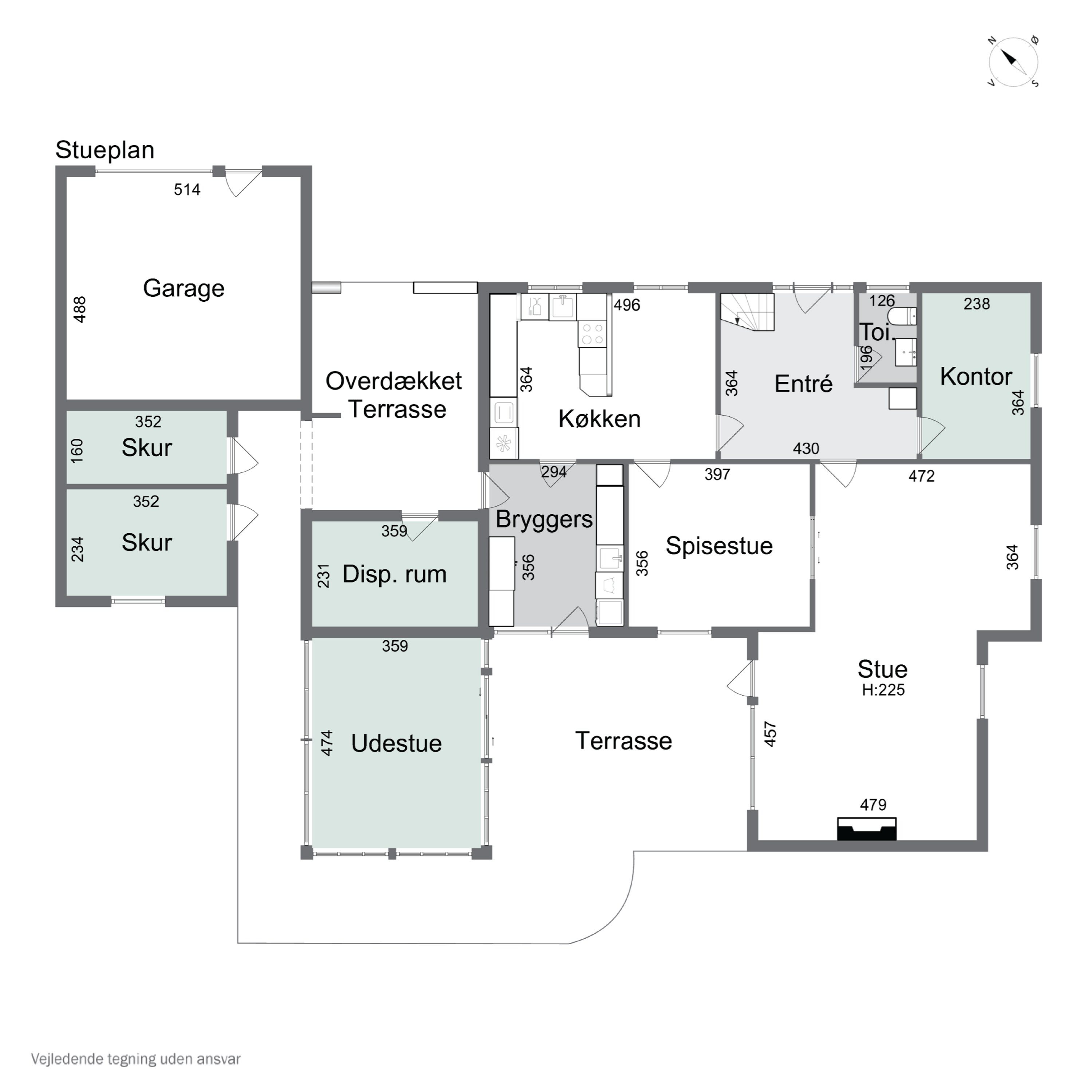 Plantegninger billede af Muskatvænget 17, 6360 Tinglev