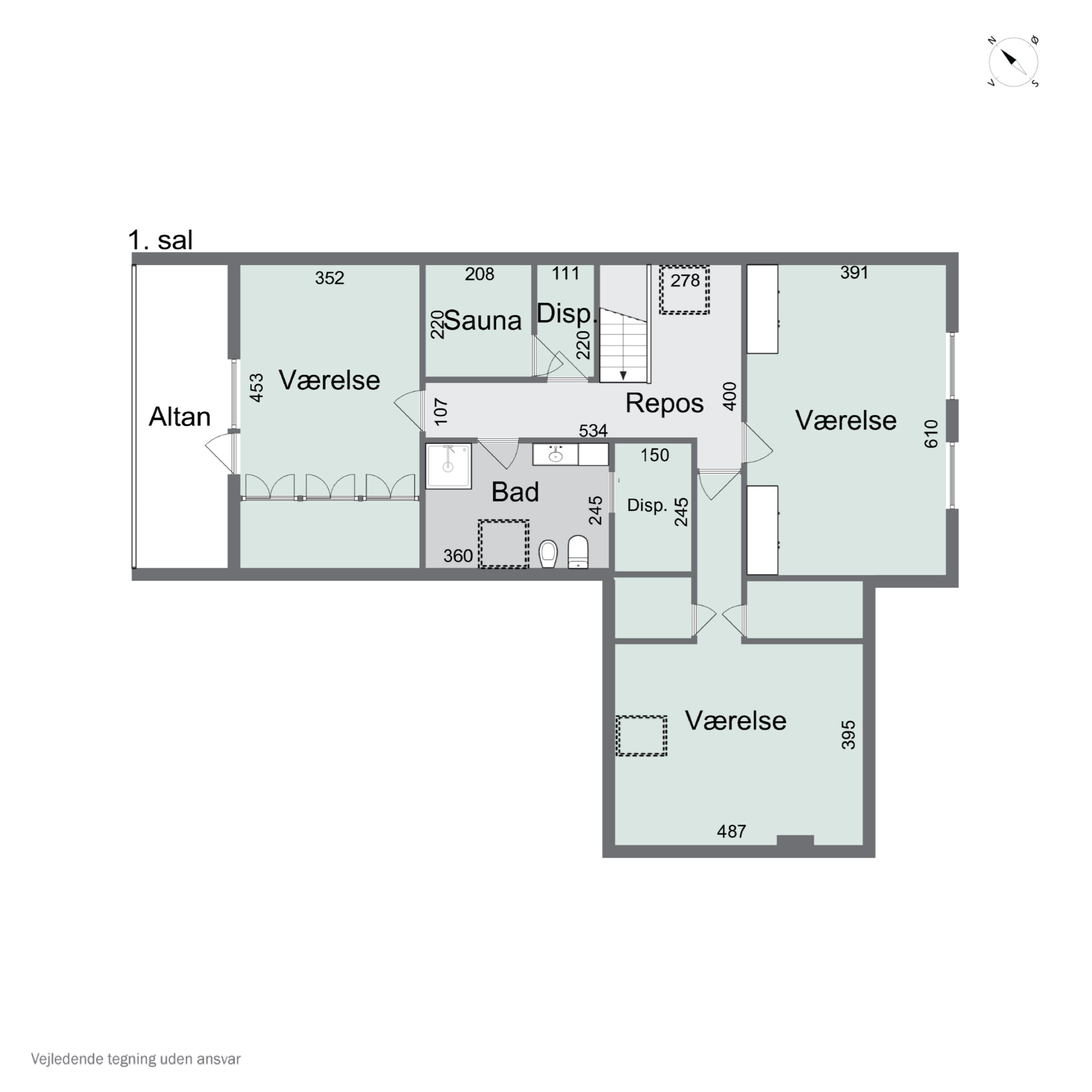 Plantegninger billede af Muskatvænget 17, 6360 Tinglev