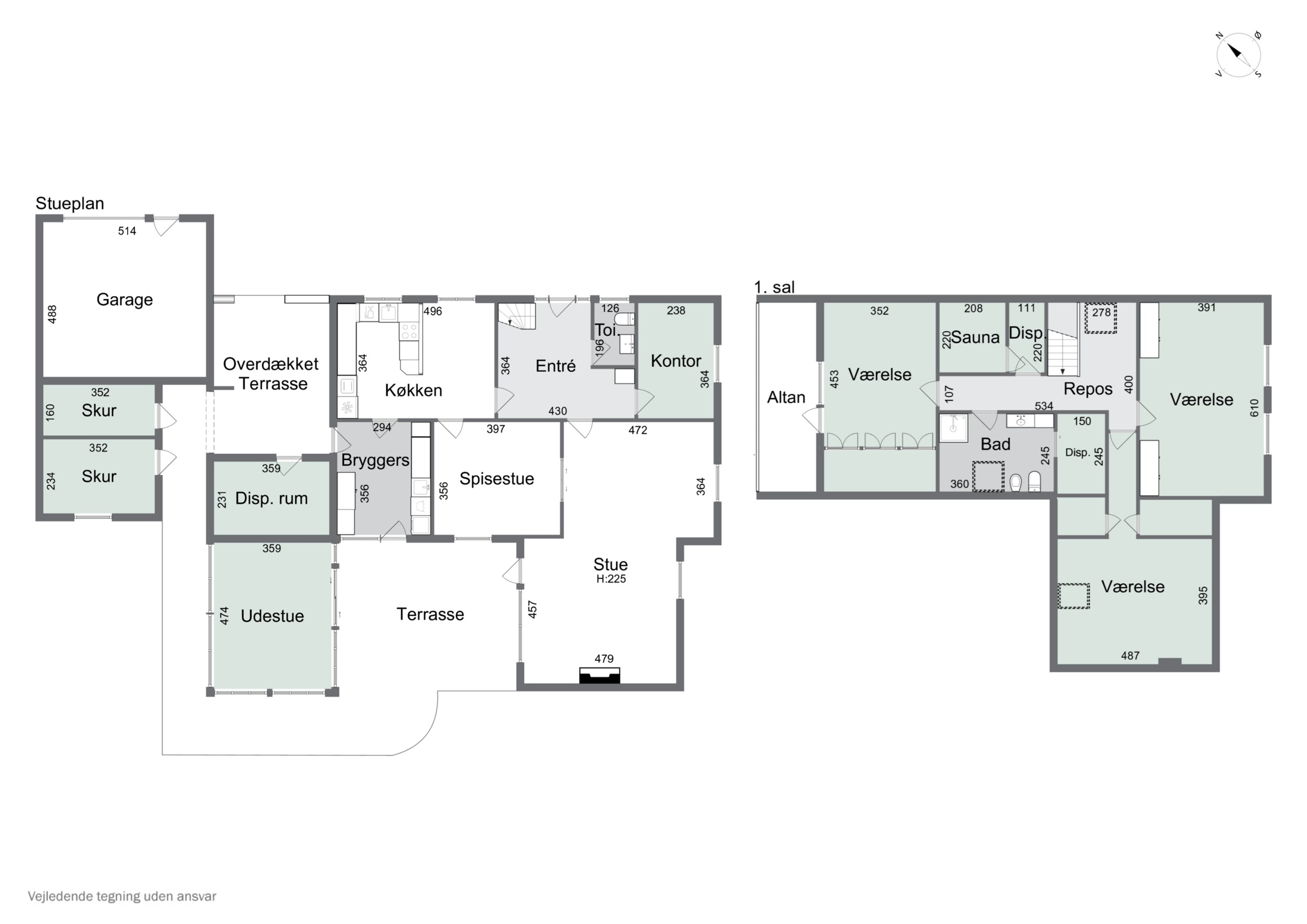 Plantegninger billede af Muskatvænget 17, 6360 Tinglev