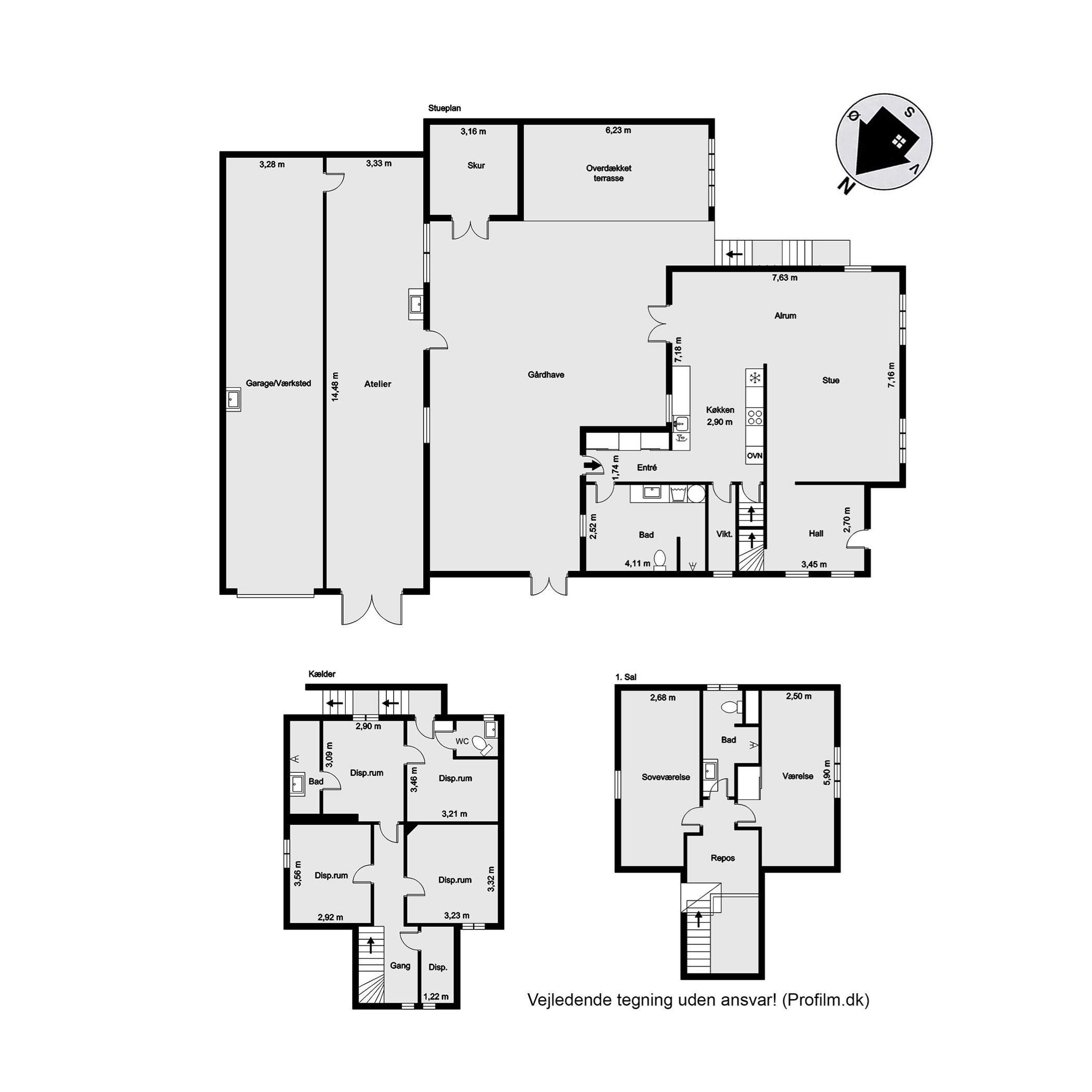 Plantegninger billede af Idyl 13, Tved, 6000 Kolding