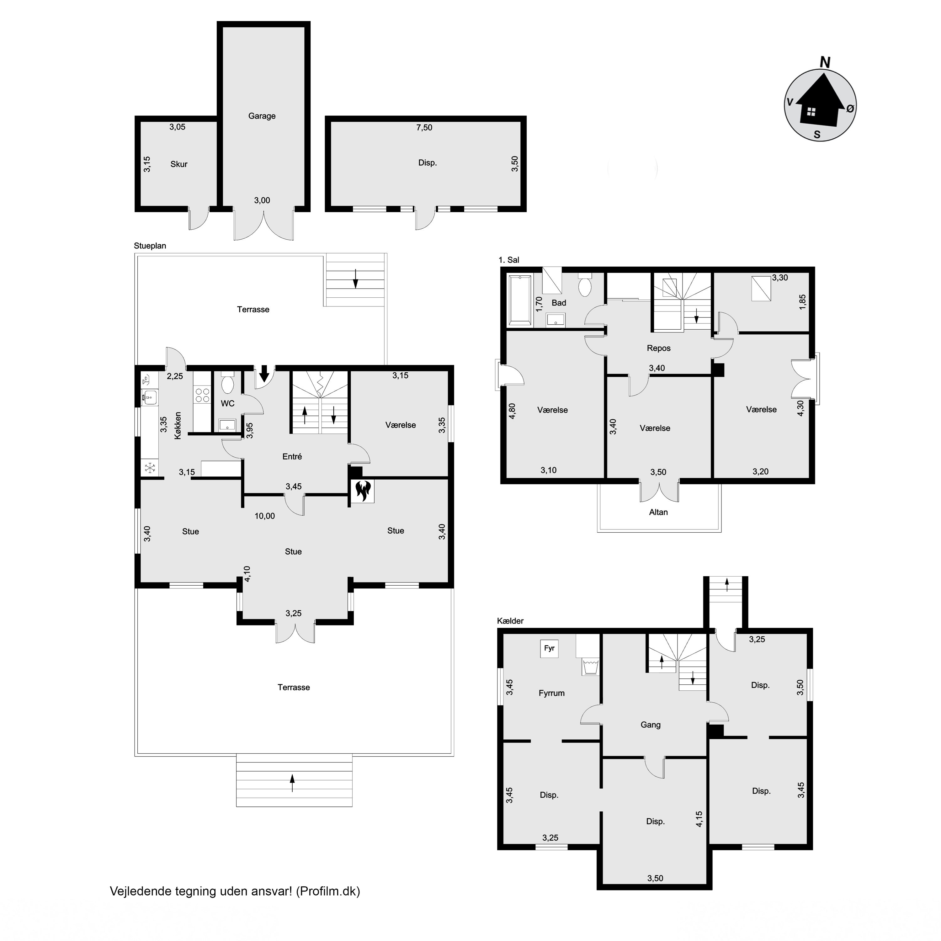 Plantegninger billede af Godhavnsvej 5, 3220 Tisvildeleje