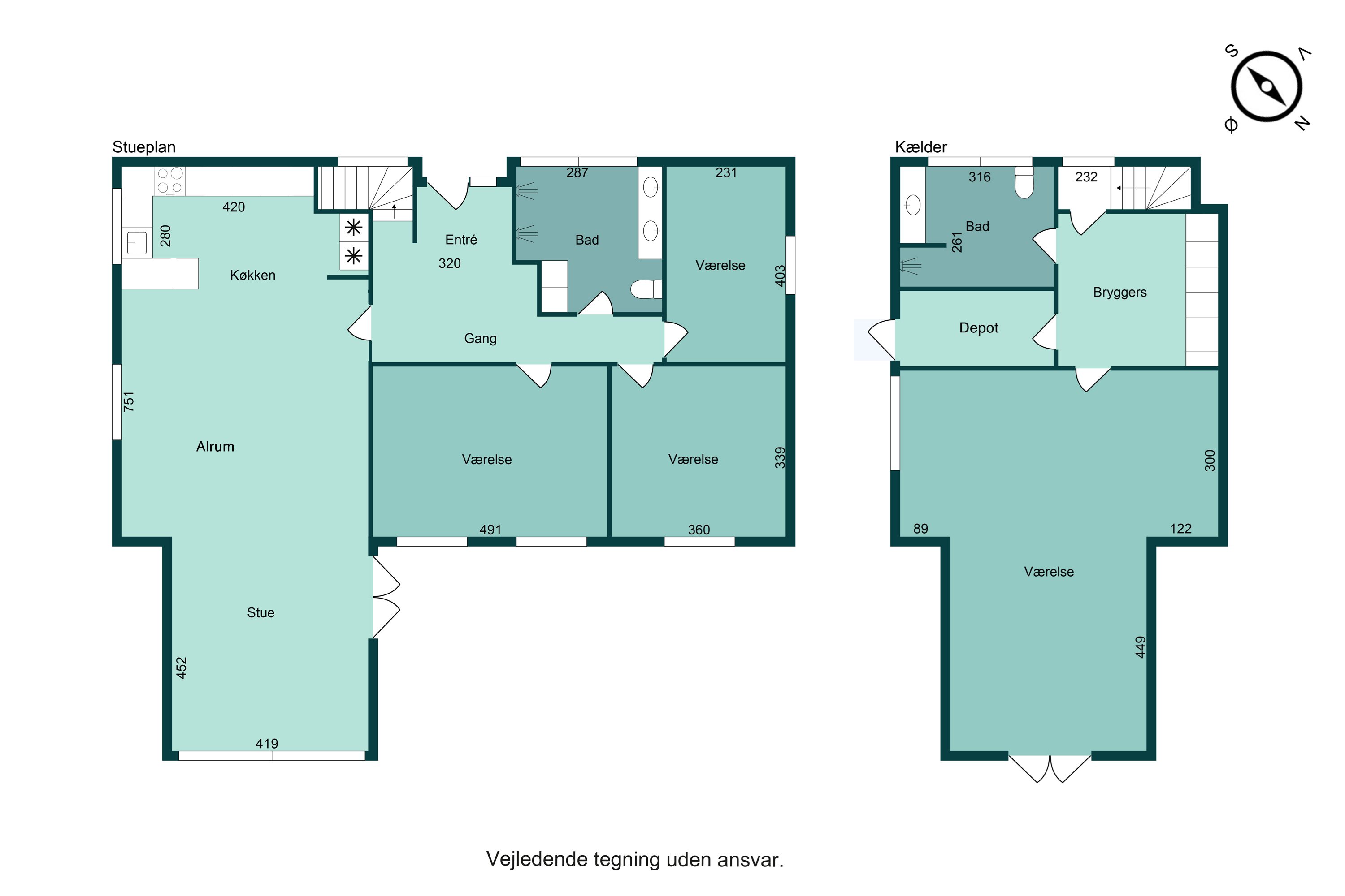 Plantegninger billede af Ulfeldtsvej 20, 8700 Horsens