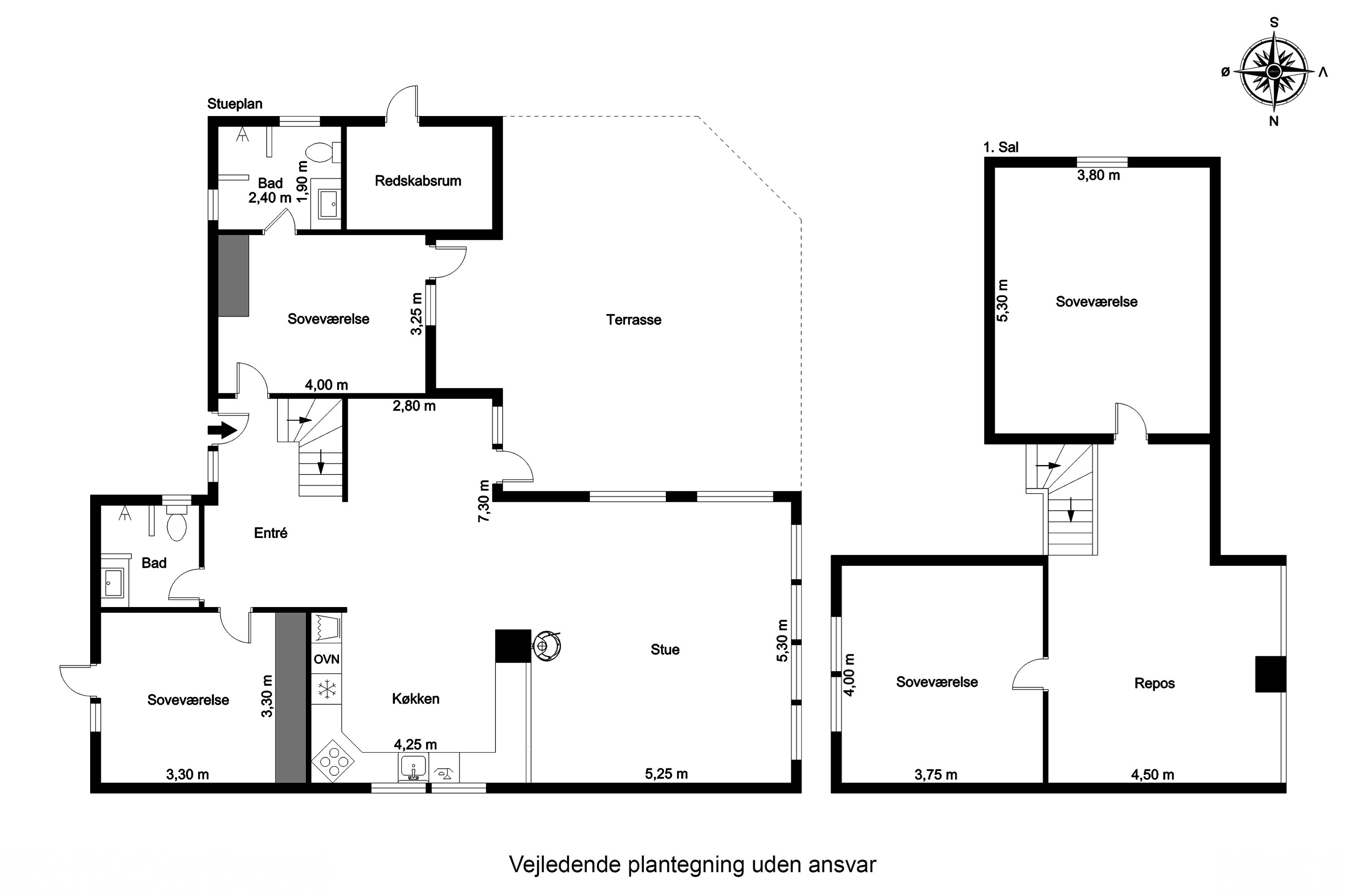 Plantegninger billede af Bækbyvej 63, Husby, 6990 Ulfborg