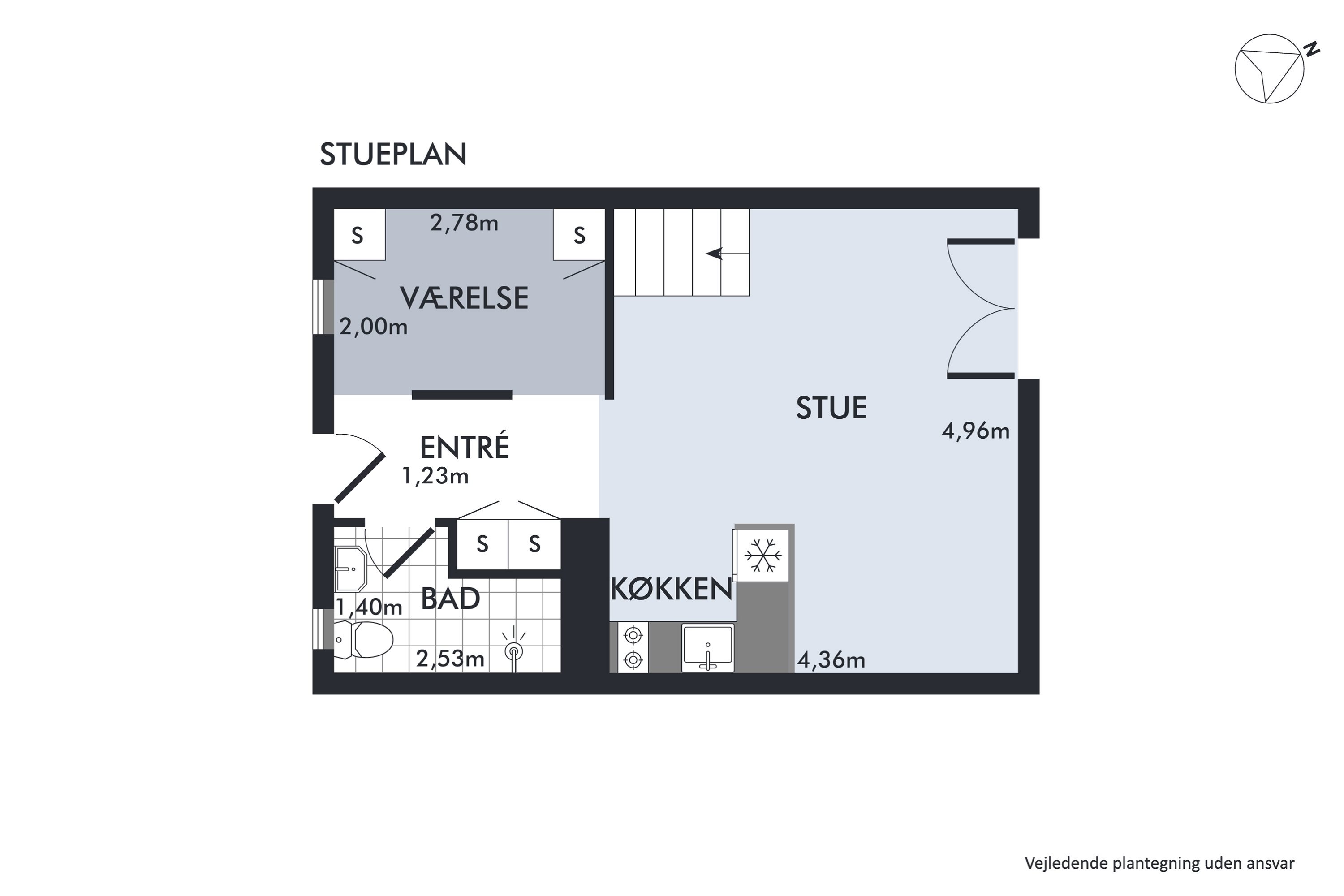 Plantegninger billede af Lyngbyvej 239D, 1., Lyngby, 9480 Løkken