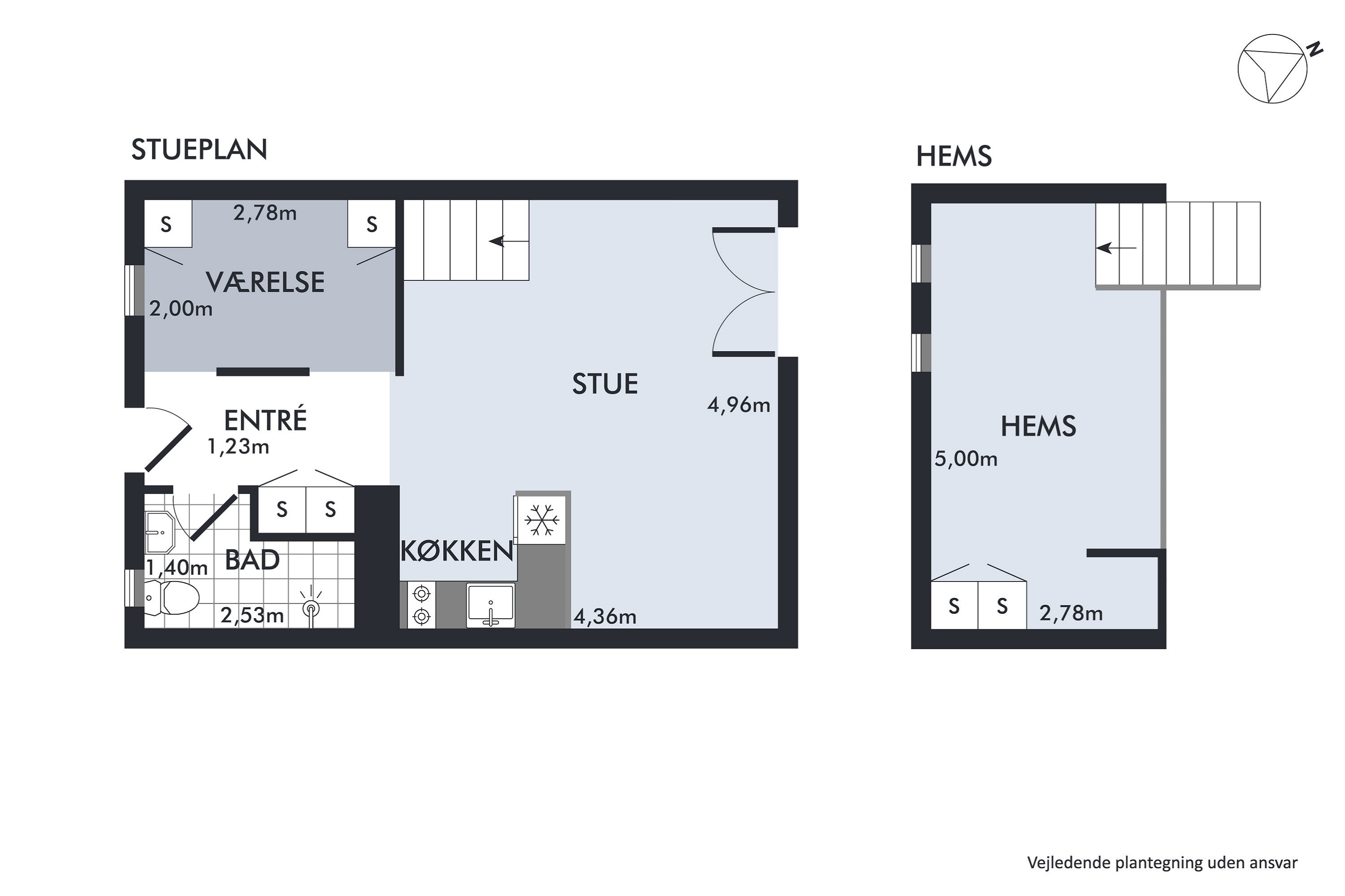Plantegninger billede af Lyngbyvej 239D, 1., Lyngby, 9480 Løkken