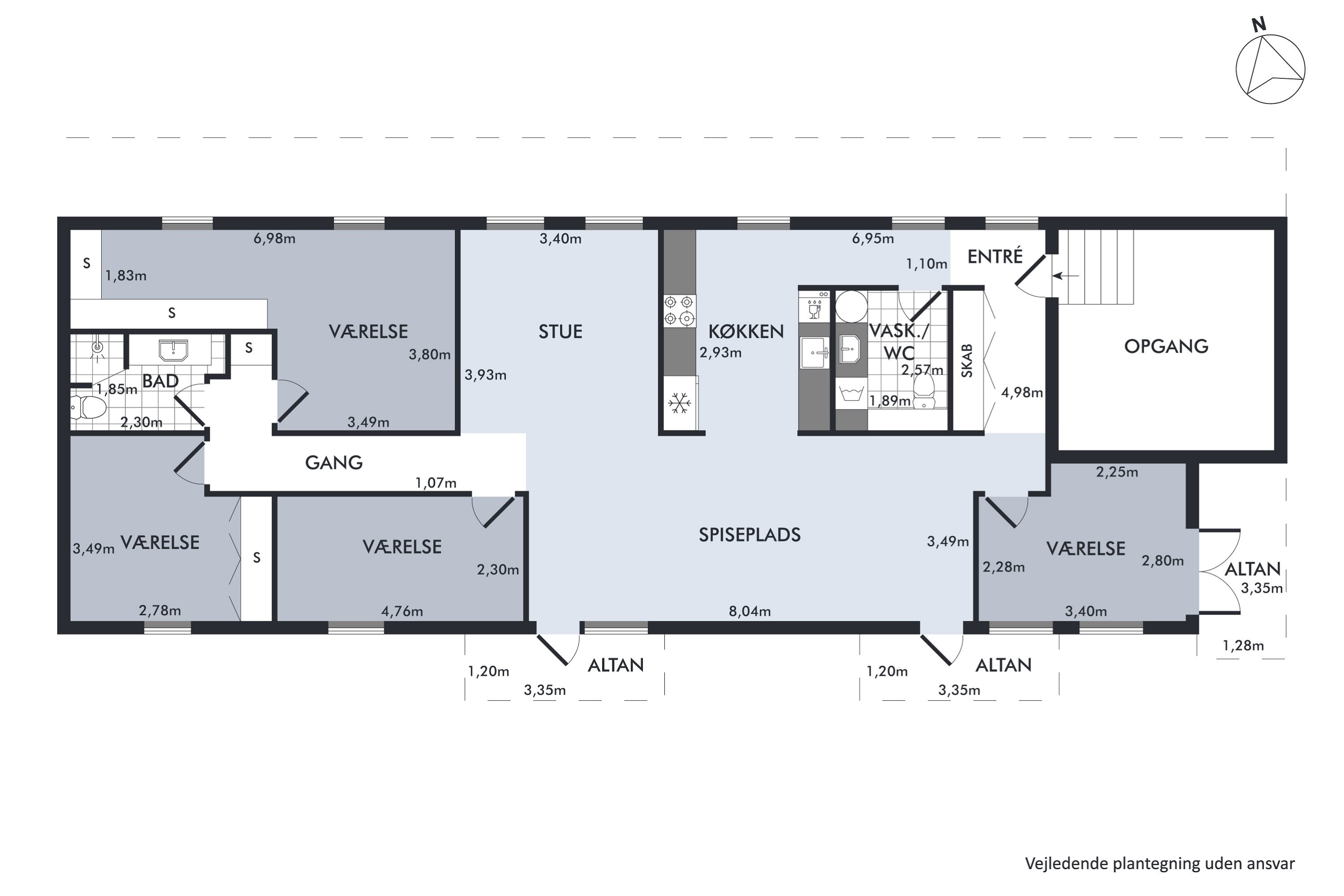 Plantegninger billede af Bagsværd Hovedgade 130A, 2. 1., 2880 Bagsværd