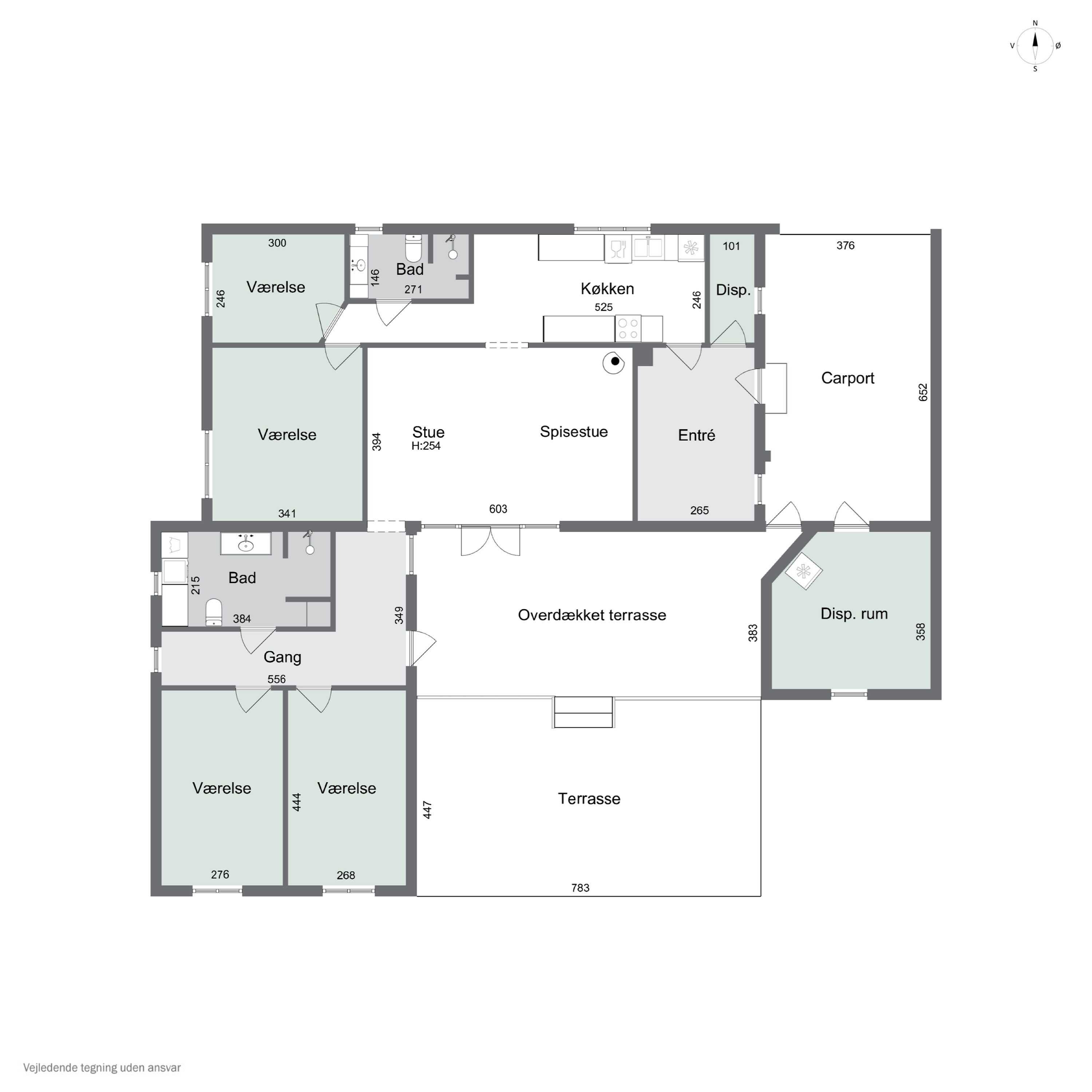 Plantegninger billede af Tollerupvej 33, 3370 Melby