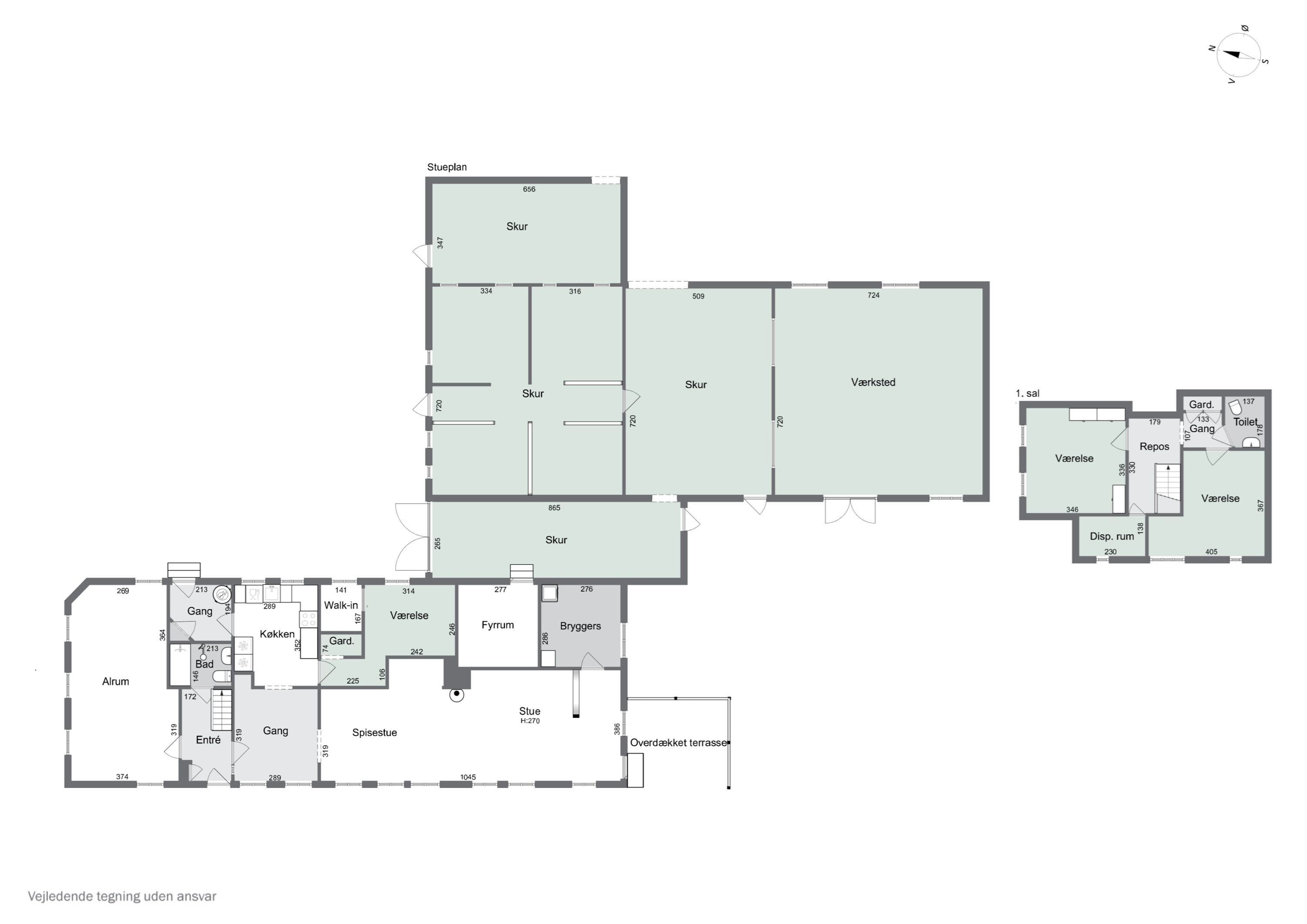 Plantegninger billede af Merløsevej 25, 4370 Store Merløse