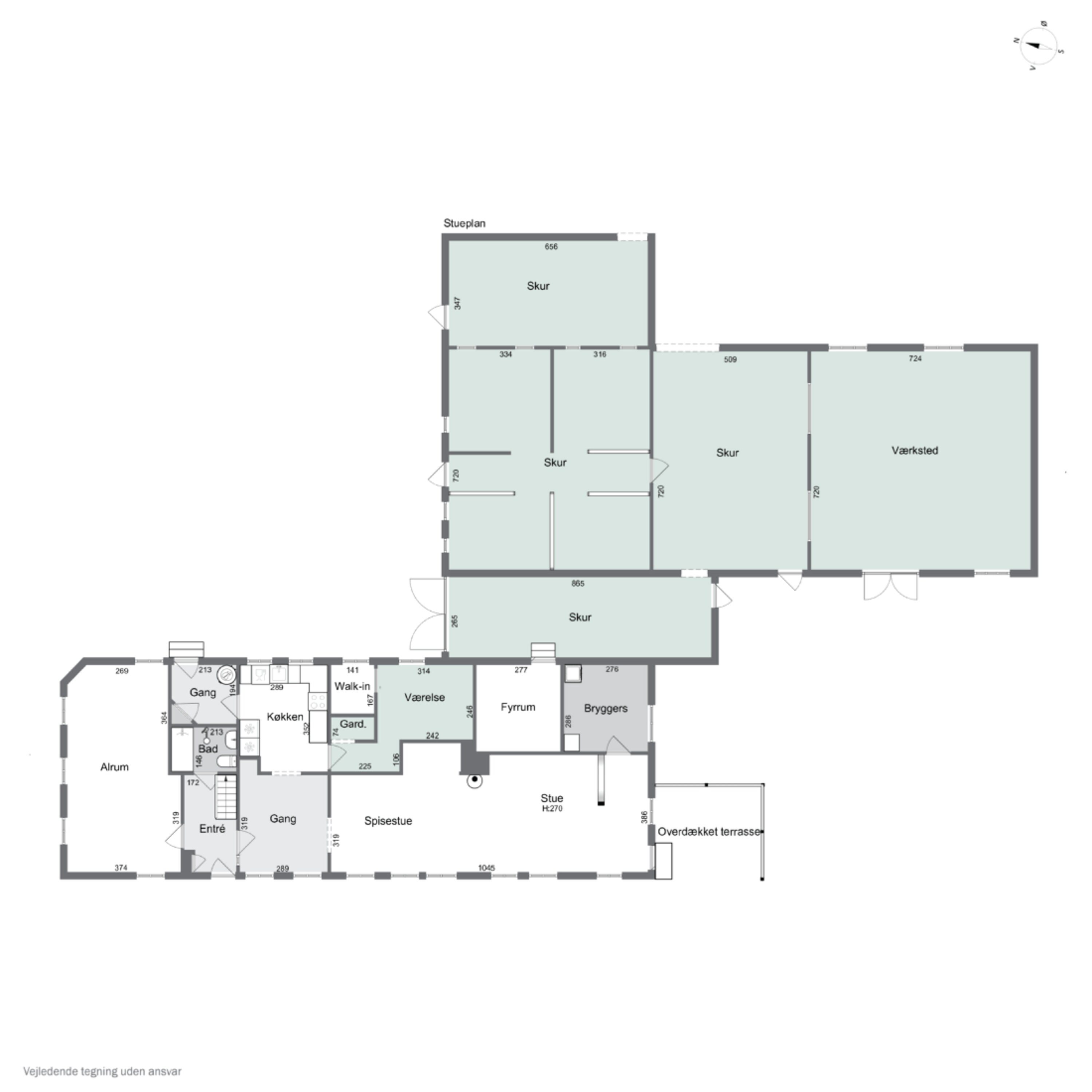 Plantegninger billede af Merløsevej 25, 4370 Store Merløse