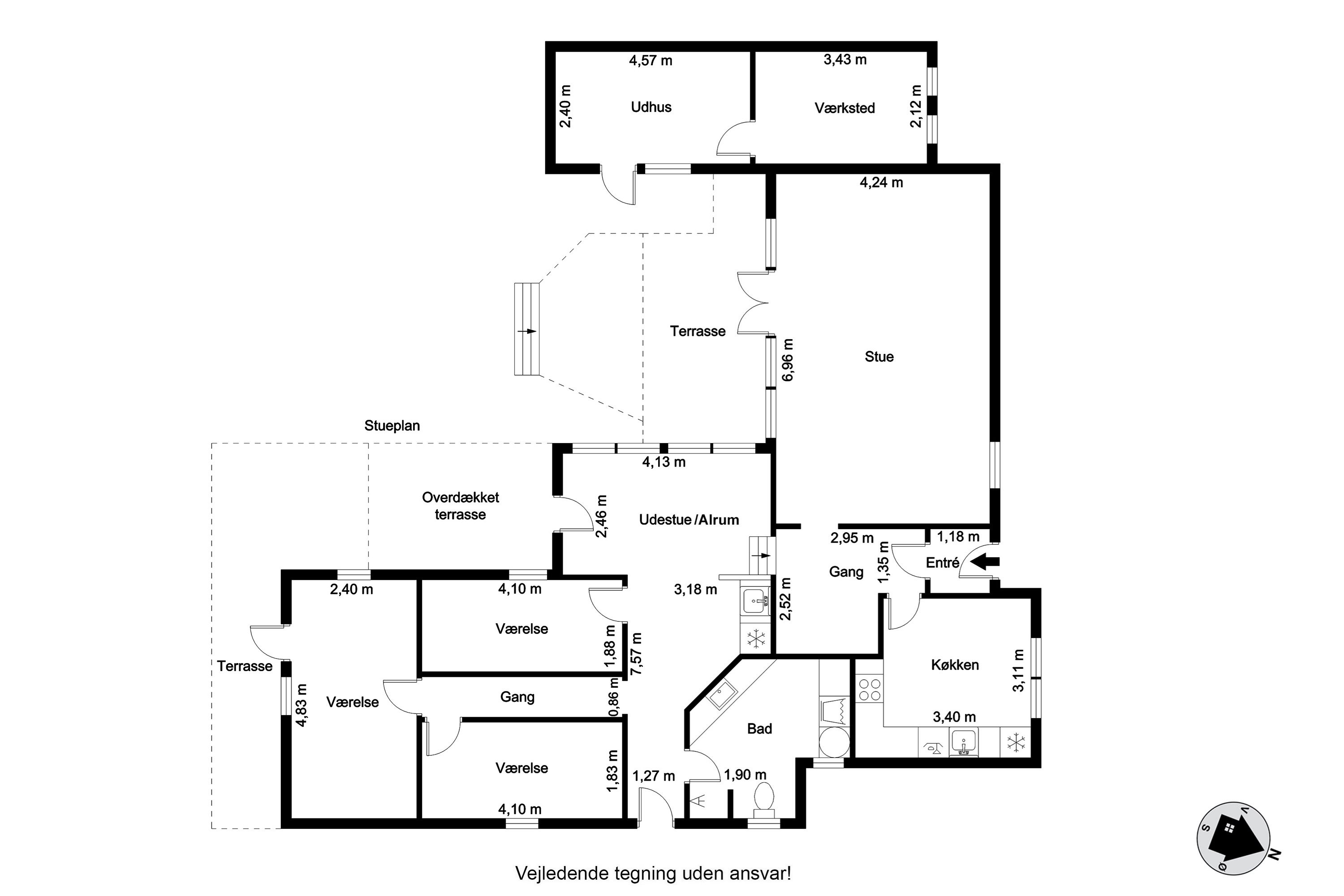 Plantegninger billede af F.S.Brønsteds Vej 12, 9760 Vrå