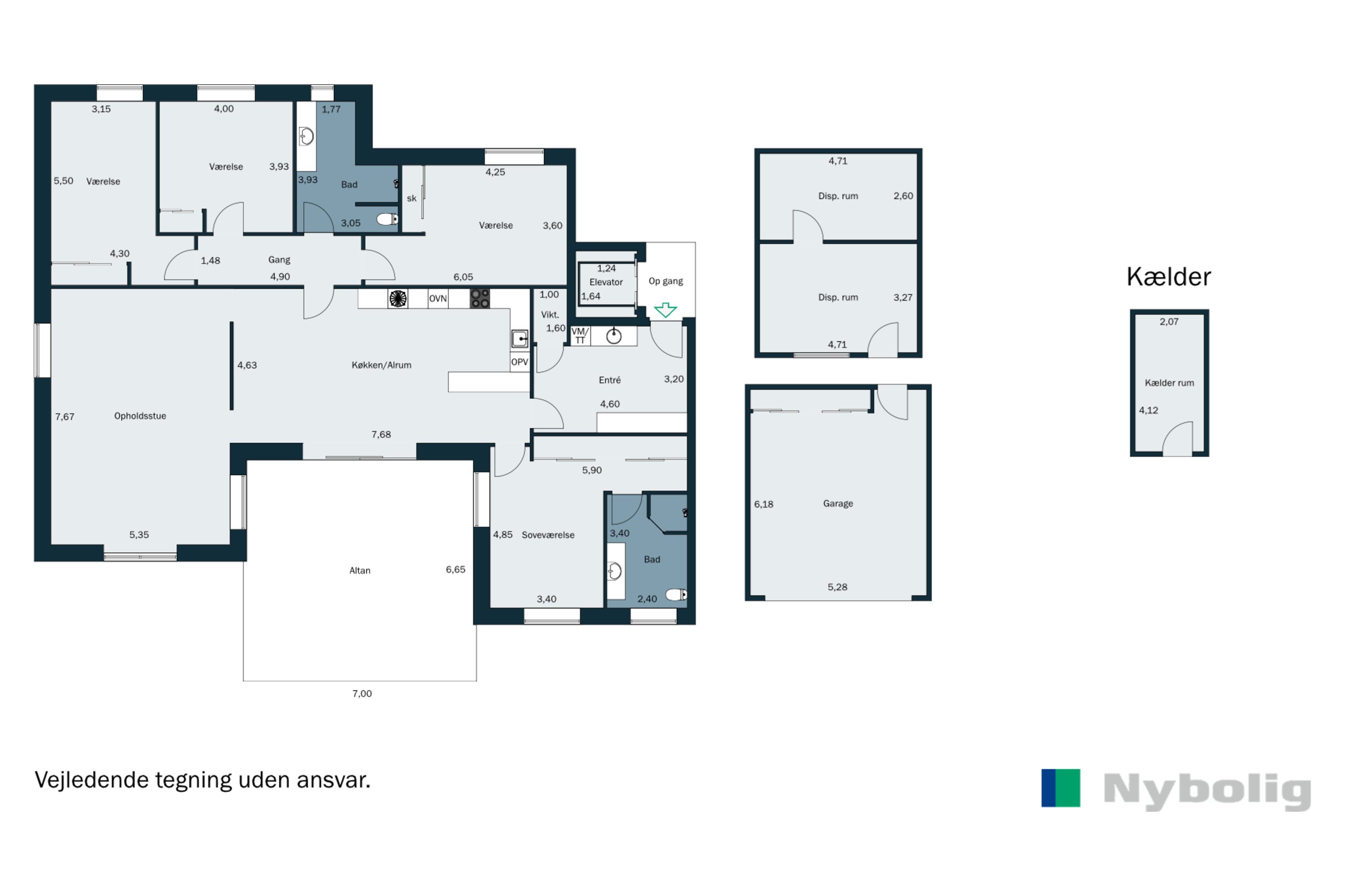 Plantegninger billede af Skovparken 46, st.. th., 6200 Aabenraa