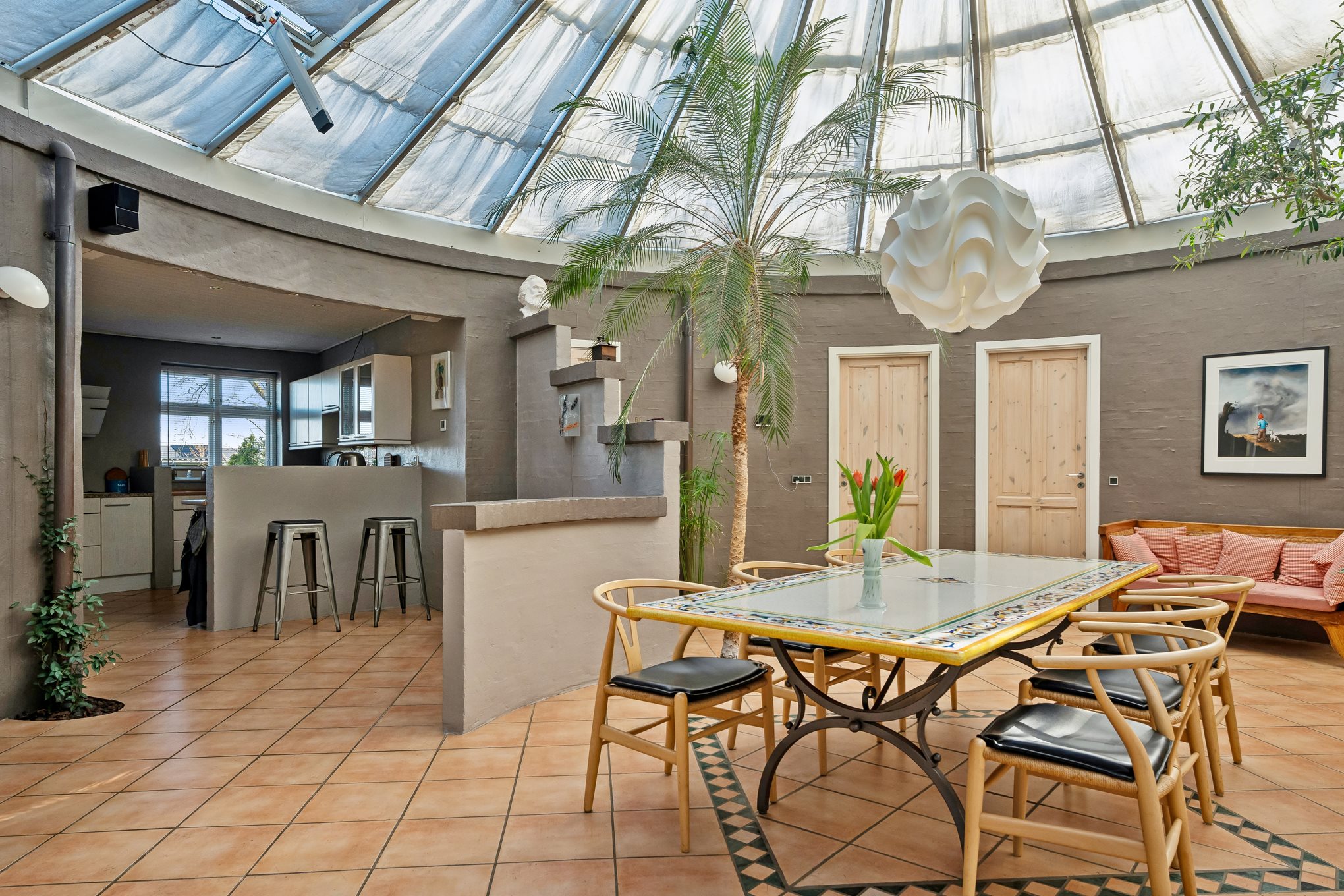 Fremhævet terrasse billede i fuldskærmstilstand. Billede af Hjortevej 52, 8960 Randers SØ