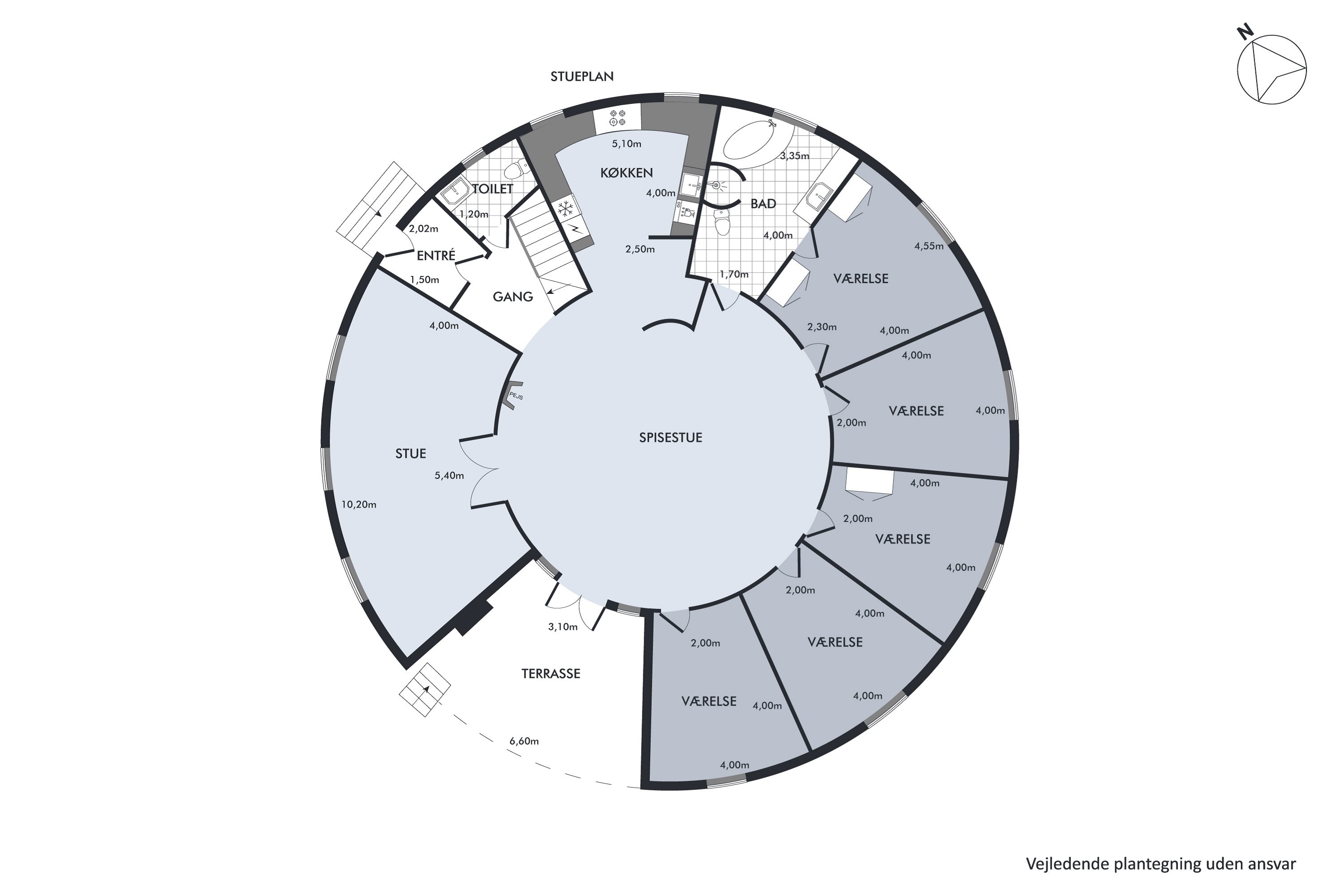 Plantegninger billede af Hjortevej 52, 8960 Randers SØ