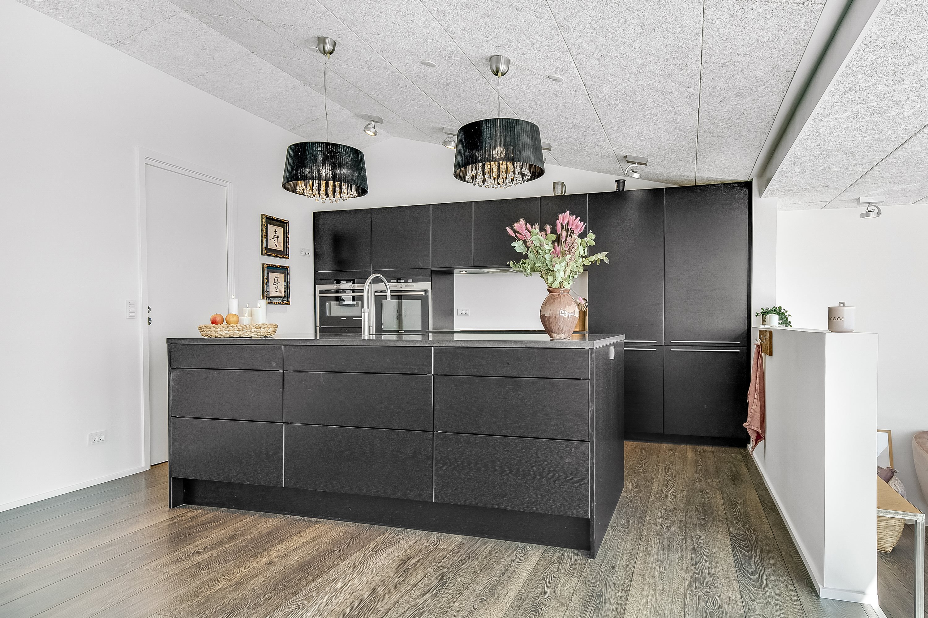 Fremhævet køkken billede i fuldskærmstilstand. Billede af Niels Pedersensvej 45B, Mørkholt, 7080 Børkop