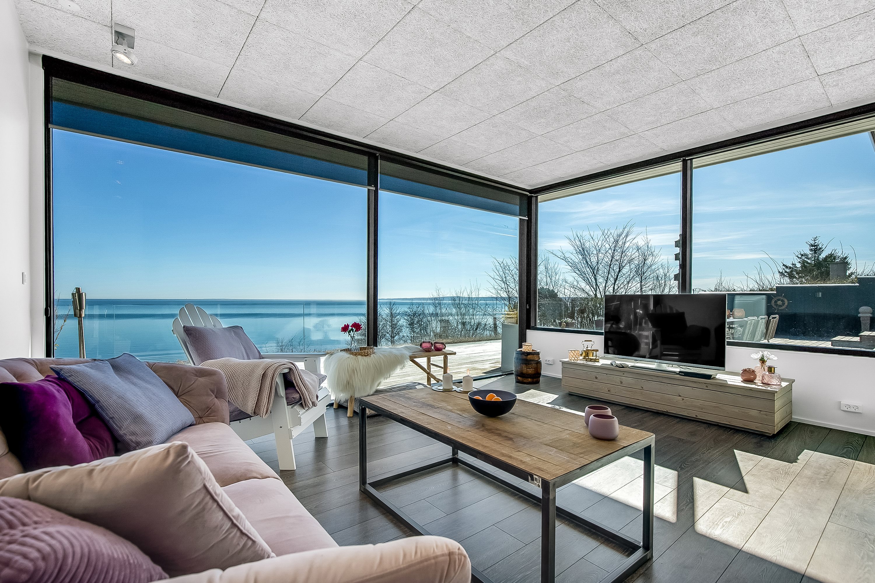 Fremhævet stue billede i fuldskærmstilstand. Billede af Niels Pedersensvej 45B, Mørkholt, 7080 Børkop