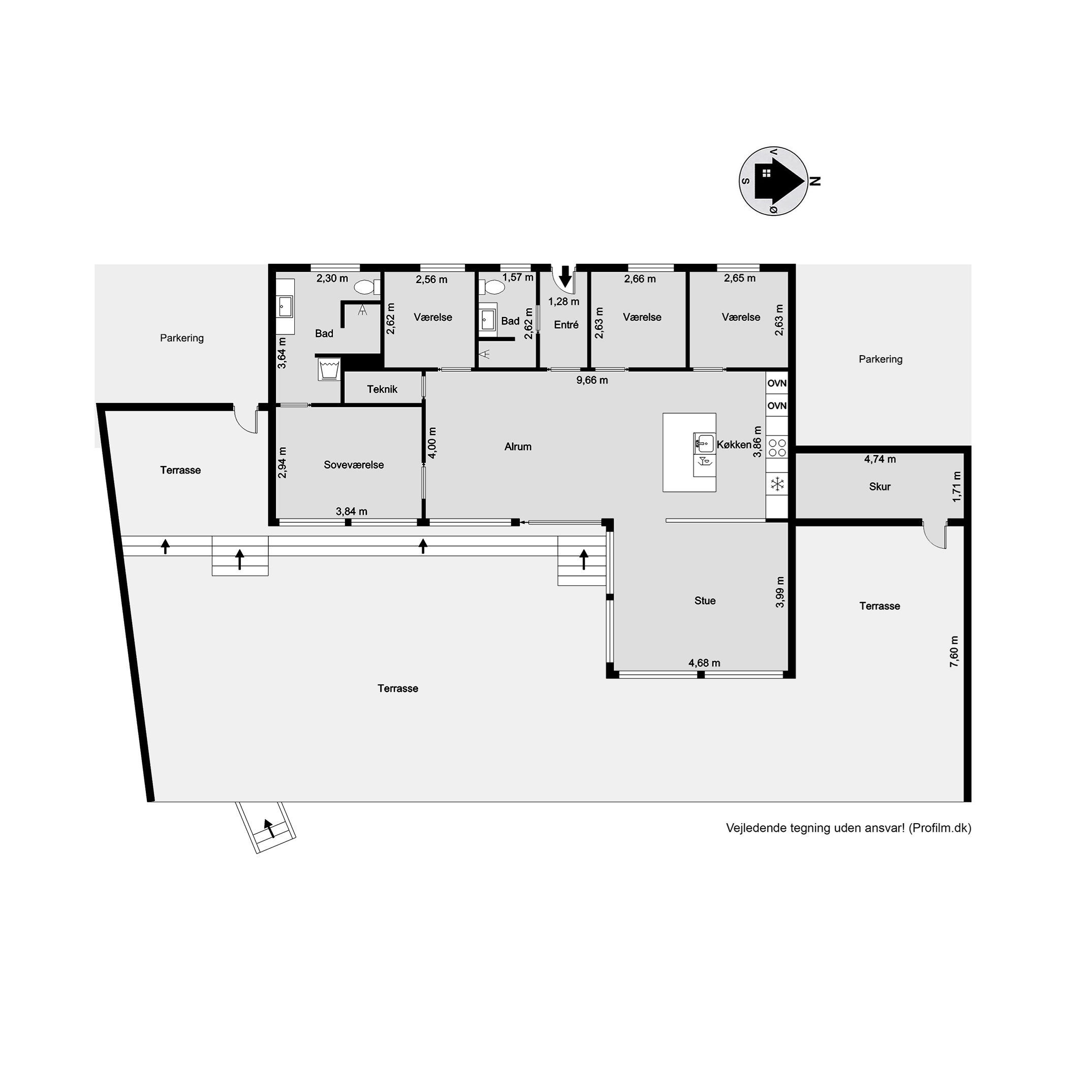 Plantegninger billede af Niels Pedersensvej 45B, Mørkholt, 7080 Børkop