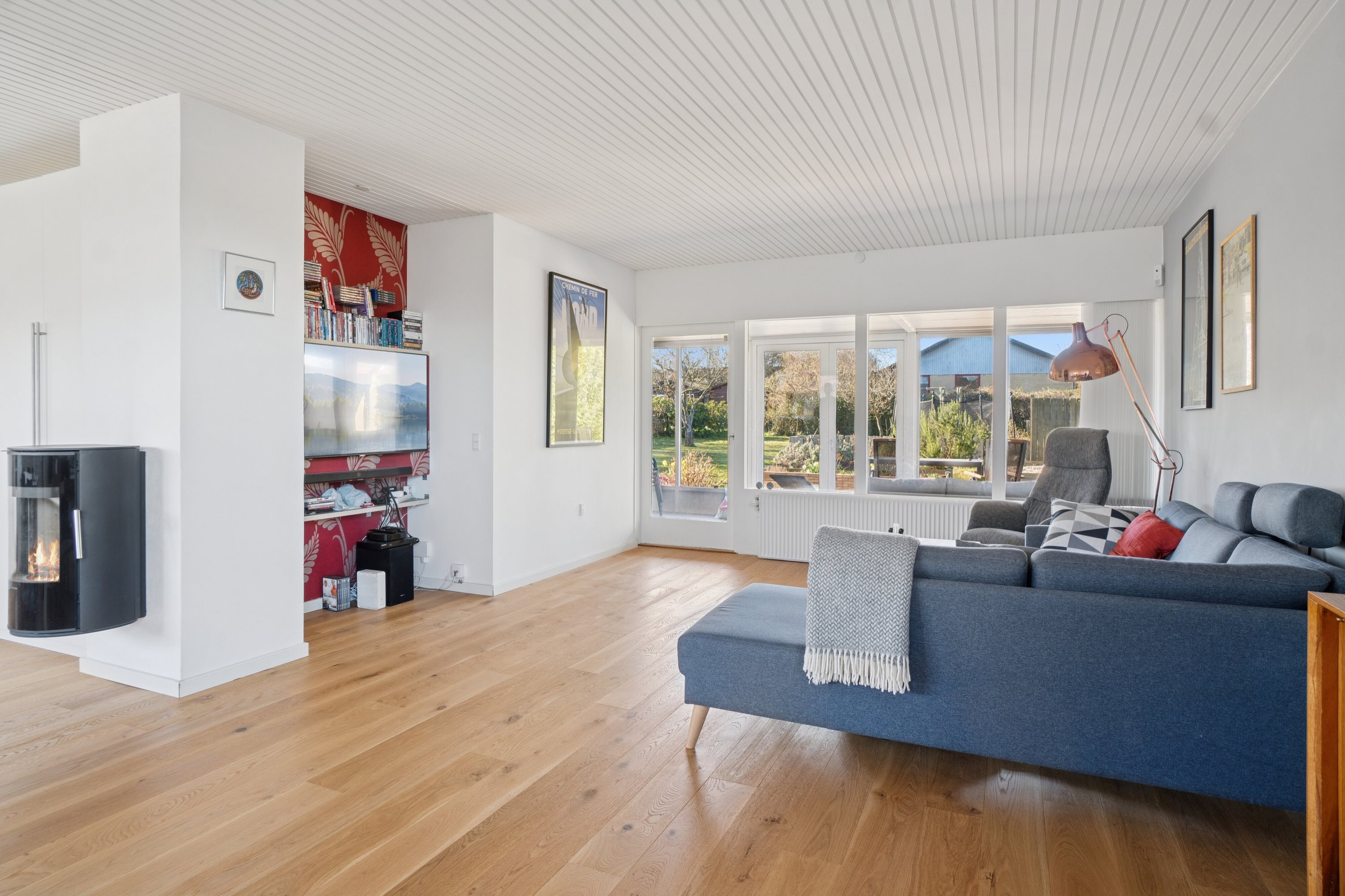 Fremhævet stue billede i fuldskærmstilstand. Billede af Byskellet 29, 4400 Kalundborg