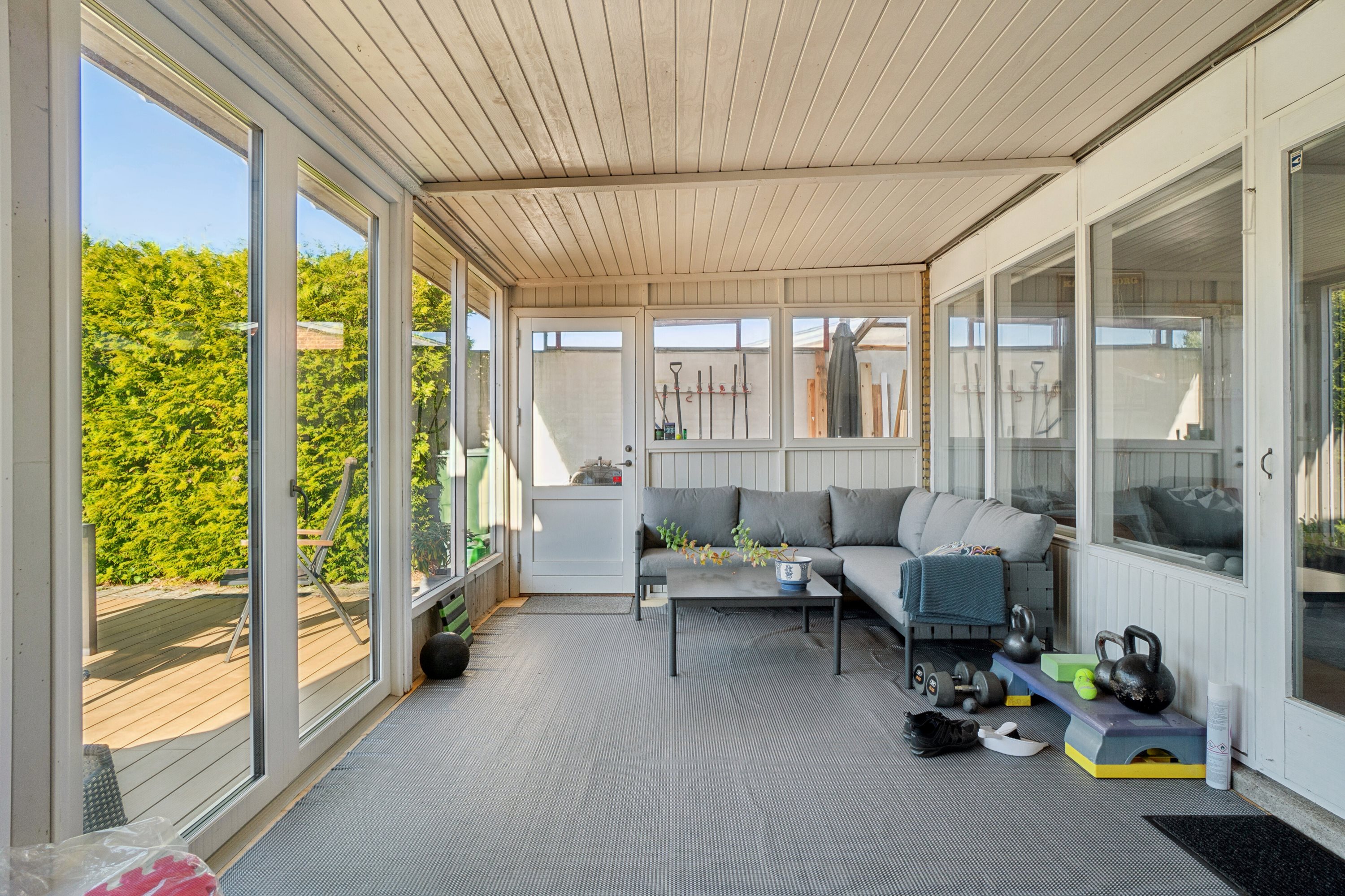 Fremhævet udestue billede i fuldskærmstilstand. Billede af Byskellet 29, 4400 Kalundborg