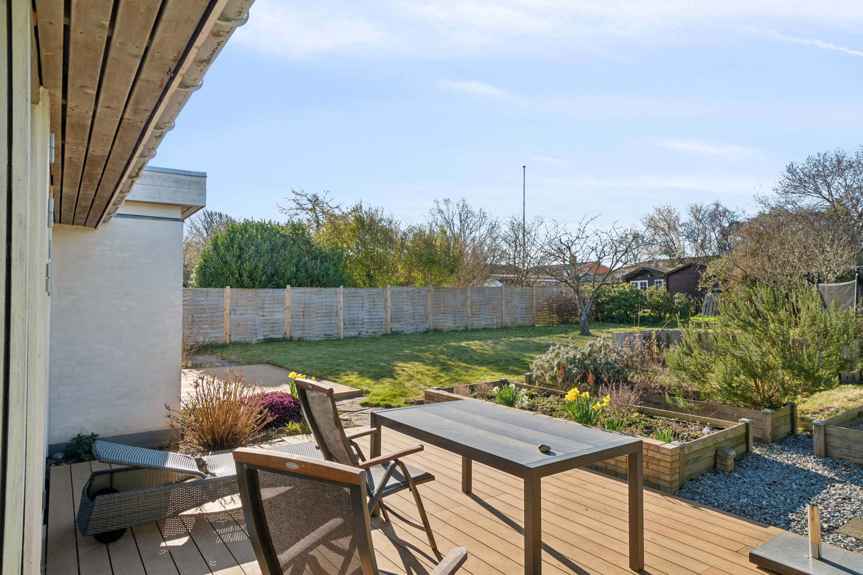 Fremhævet terrasse billede i fuldskærmstilstand. Billede af Byskellet 29, 4400 Kalundborg