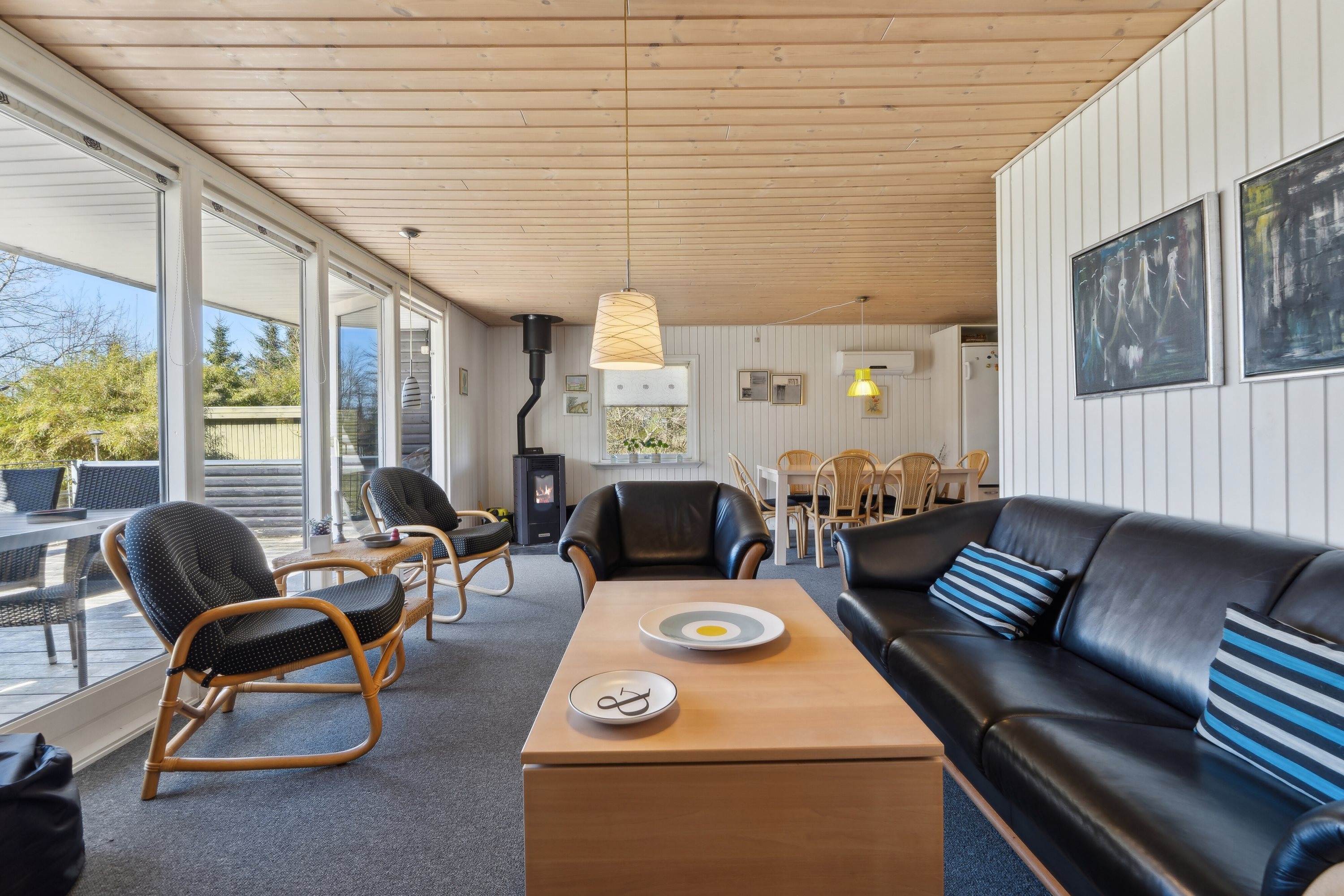 Fremhævet stue billede i fuldskærmstilstand. Billede af Tyttebærvej 48, 7441 Bording