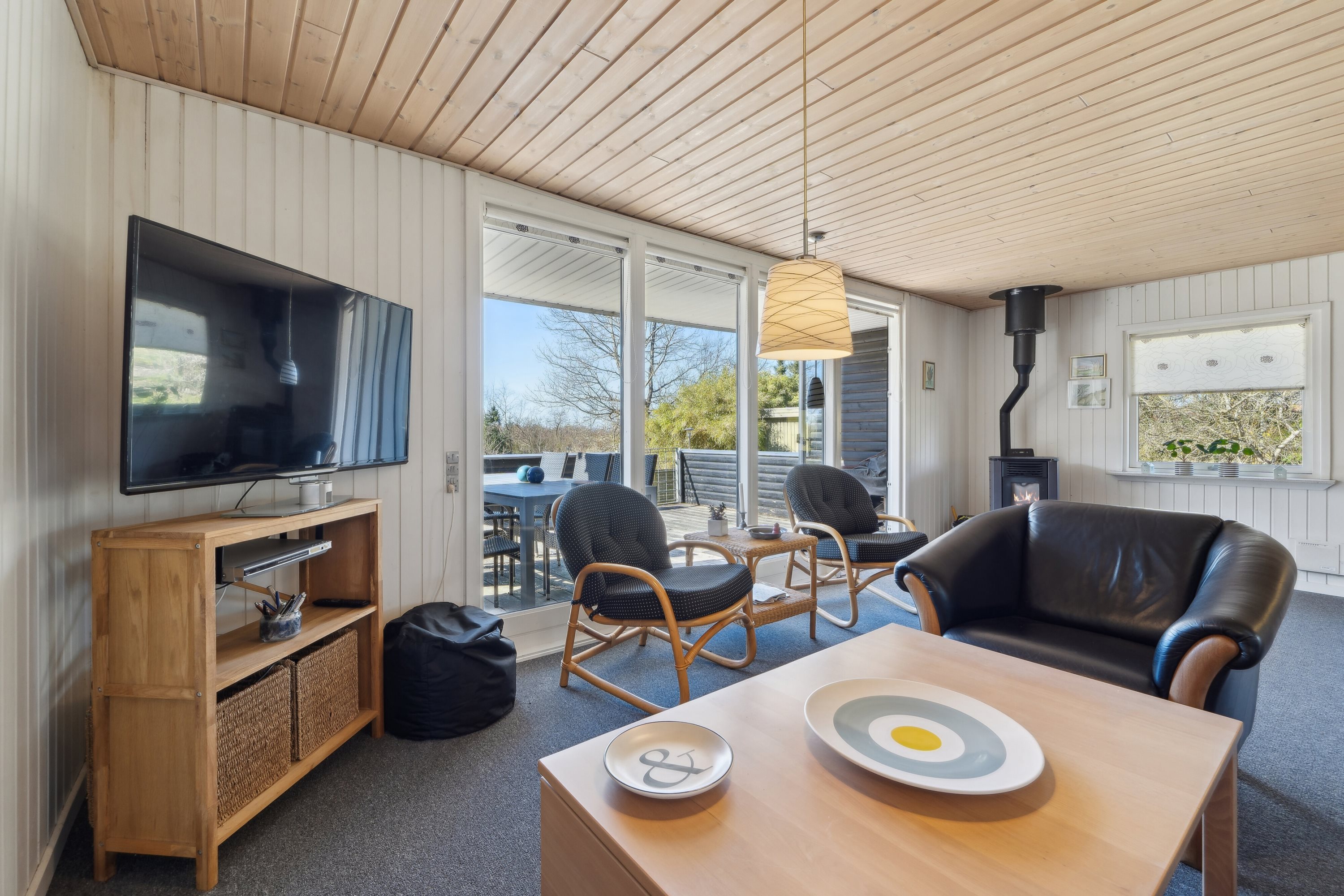 Fremhævet stue billede i fuldskærmstilstand. Billede af Tyttebærvej 48, 7441 Bording